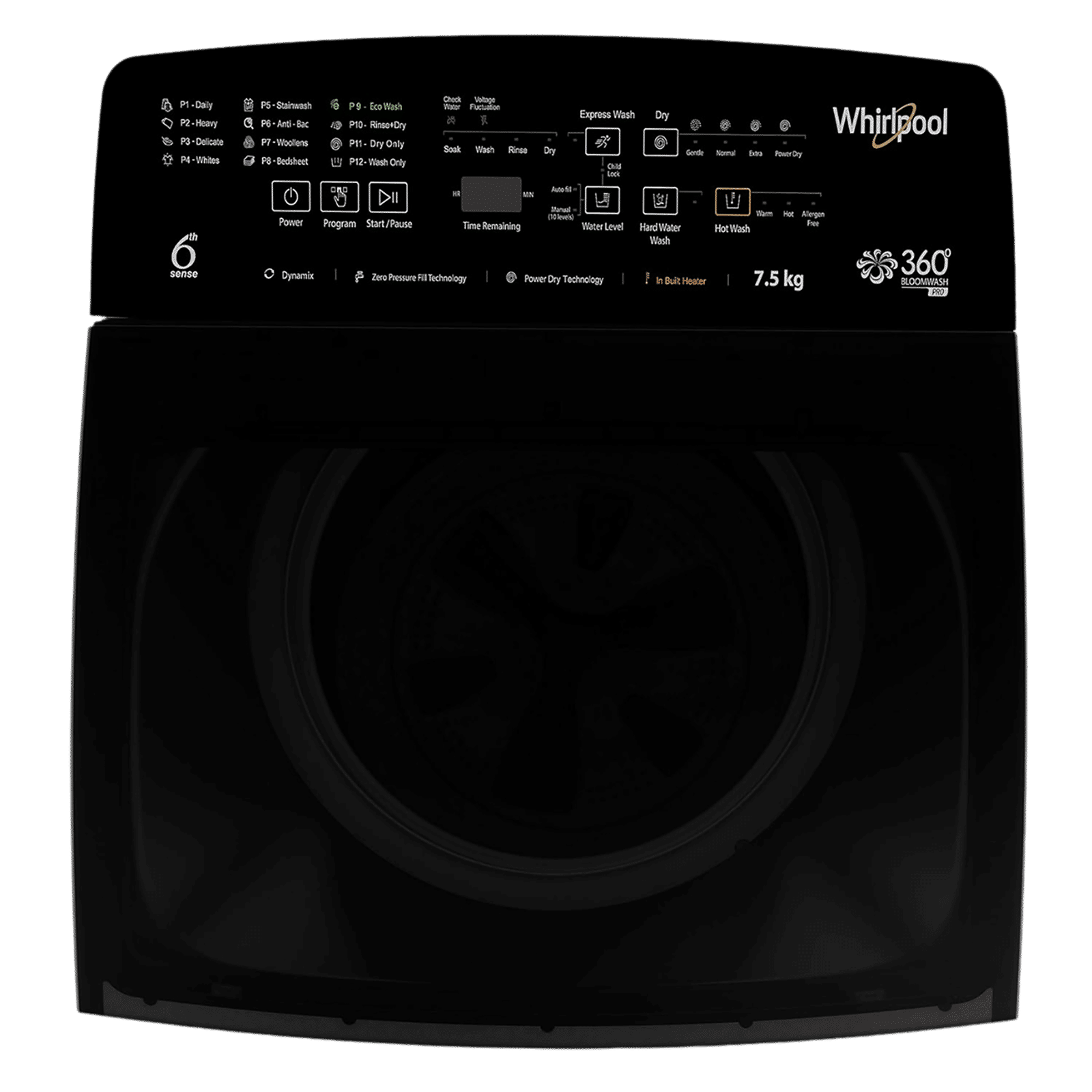 Whirlpool 10 kg Fully Automatic Top Load Washing Machine (BW Pro, 31593, 6th Sense Technology, Graphite) Whirlpool 10 kg Fully Automatic Top Load Washing Machine (BW Pro, 31593, 6th Sense Technology, Graphite)_4