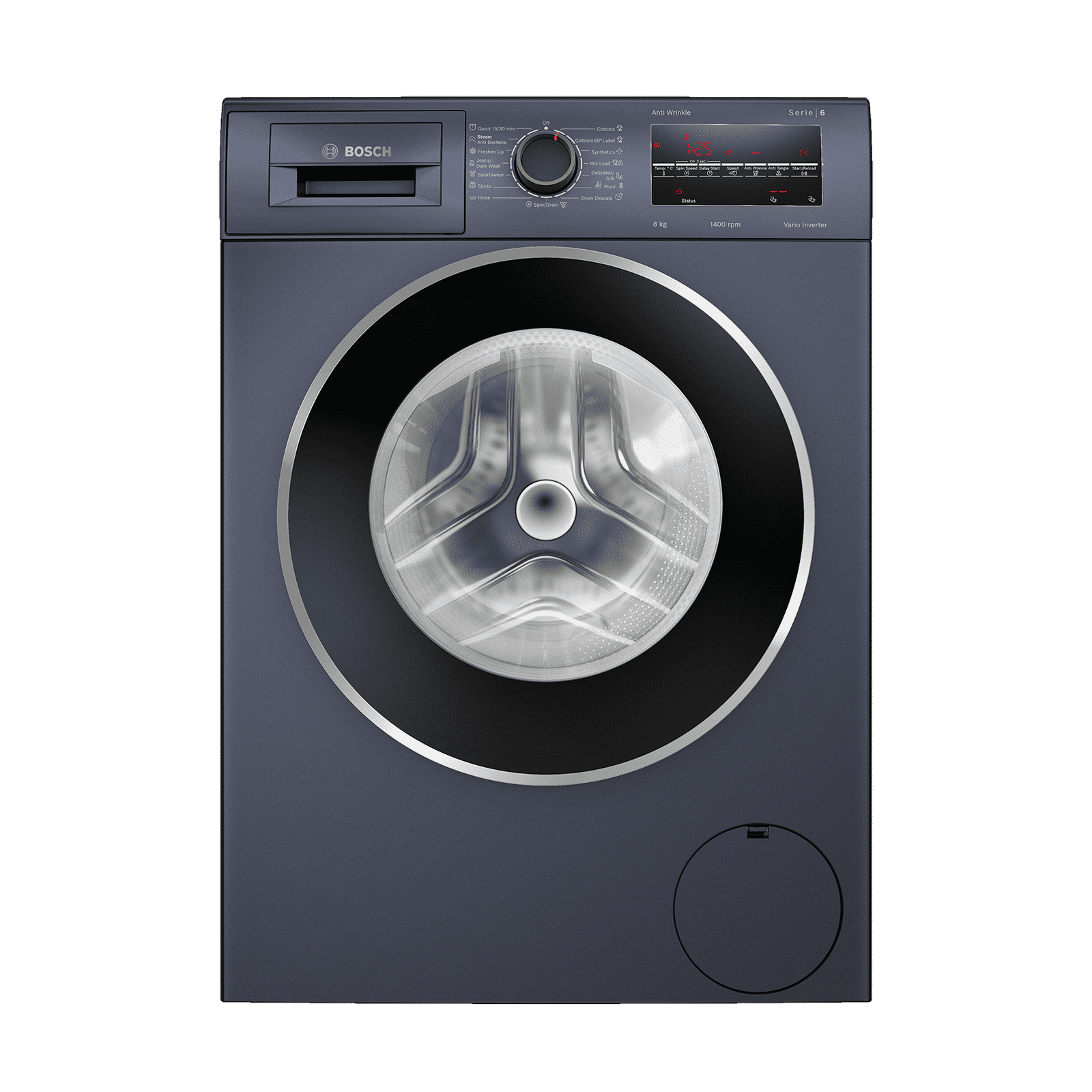BOSCH 8 Kg 5 Star Inverter Fully Automatic Front Load Washing Machine (WAJ2846TIN, LED Display, Dark Lake) BOSCH 8 Kg 5 Star Inverter Fully Automatic Front Load Washing Machine (WAJ2846TIN, LED Display, Dark Lake)_1