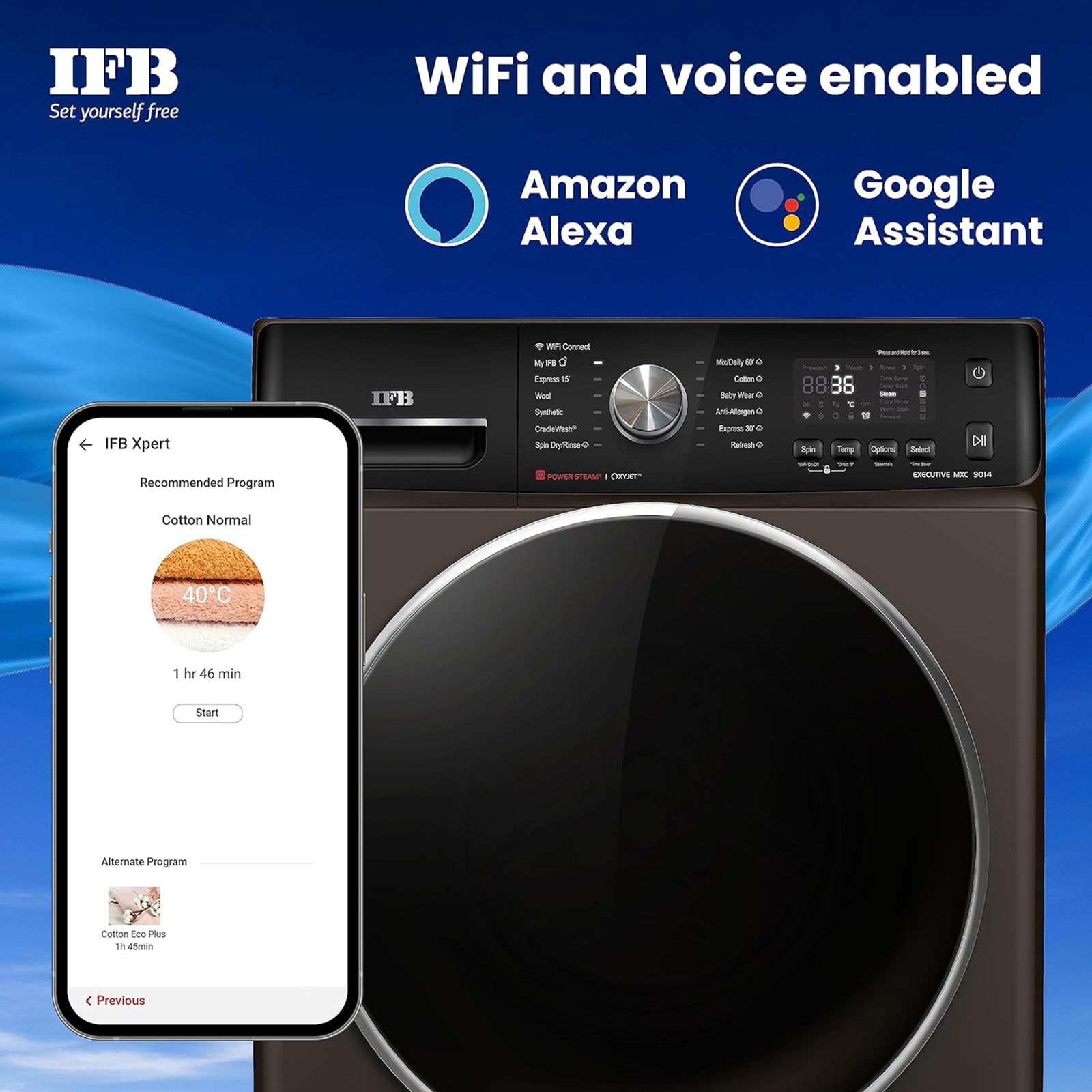 IFB 9 kg 5 Star Inverter Fully Automatic Front Load Washing Machine (Executive MXC, Voice Enabled, Mocha) IFB 9 kg 5 Star Inverter Fully Automatic Front Load Washing Machine (Executive MXC, Voice Enabled, Mocha)_13
