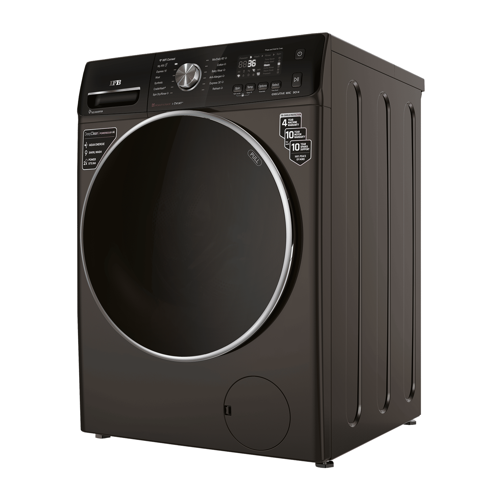 IFB 9 kg 5 Star Inverter Fully Automatic Front Load Washing Machine (Executive MXC, Voice Enabled, Mocha) IFB 9 kg 5 Star Inverter Fully Automatic Front Load Washing Machine (Executive MXC, Voice Enabled, Mocha)_5