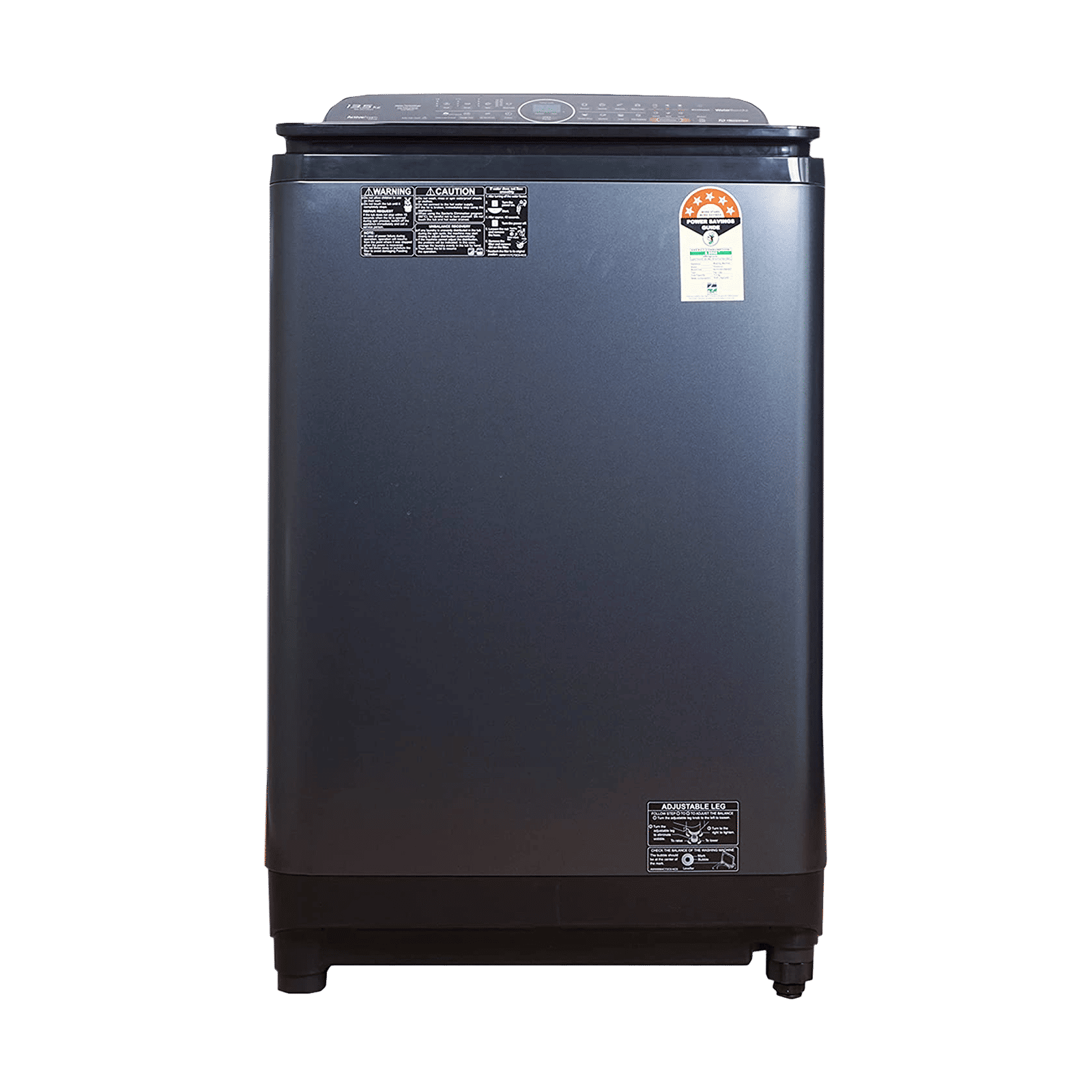 Panasonic 13.5 kg Inverter Fully Automatic Top Load Washing Machine (NA-FD135V1BB, In-built Heater, Black Silver) Panasonic 13.5 kg Inverter Fully Automatic Top Load Washing Machine (NA-FD135V1BB, In-built Heater, Black Silver)_1