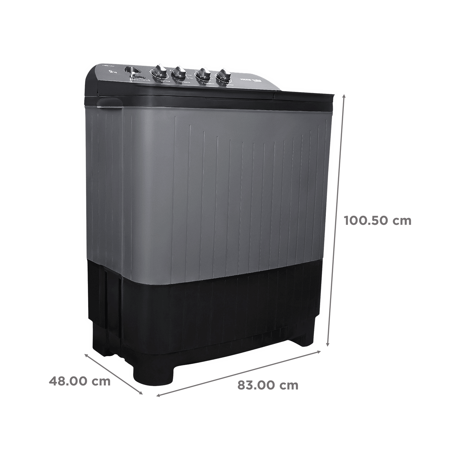 VOLTAS beko 9 kg 5 Star Semi Automatic Washing Machine with Cassette Filter (WTT90UDX/BKGR4KPTD, Black) VOLTAS beko 9 kg 5 Star Semi Automatic Washing Machine with Cassette Filter (WTT90UDX/BKGR4KPTD, Black)_3