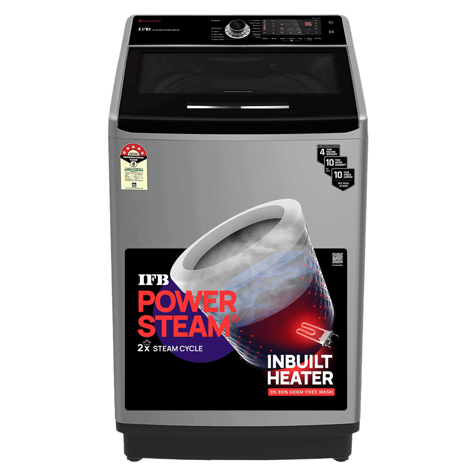 IFB 9 kg 5 Star Fully Automatic Top Load Washing Machine (TL-SLBS 9.0KG AQUA, Triadic Pulsator, Sparkle Silver) IFB 9 kg 5 Star Fully Automatic Top Load Washing Machine (TL-SLBS 9.0KG AQUA, Triadic Pulsator, Sparkle Silver)_1