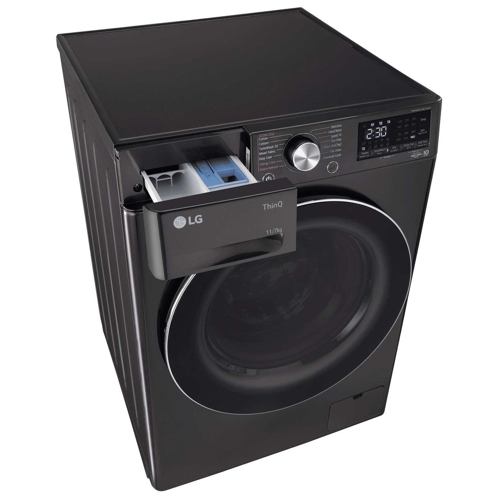 LG Vivace 11 kg/7 kg 5 Star Fully Automatic Front Load Washer Dryer Combo (AI Direct Drive Technology, FHD1107STB.ABLQEIL, Black VCM) LG Vivace 11 kg/7 kg 5 Star Fully Automatic Front Load Washer Dryer Combo (AI Direct Drive Technology, FHD1107STB.ABLQEIL, Black VCM)_8