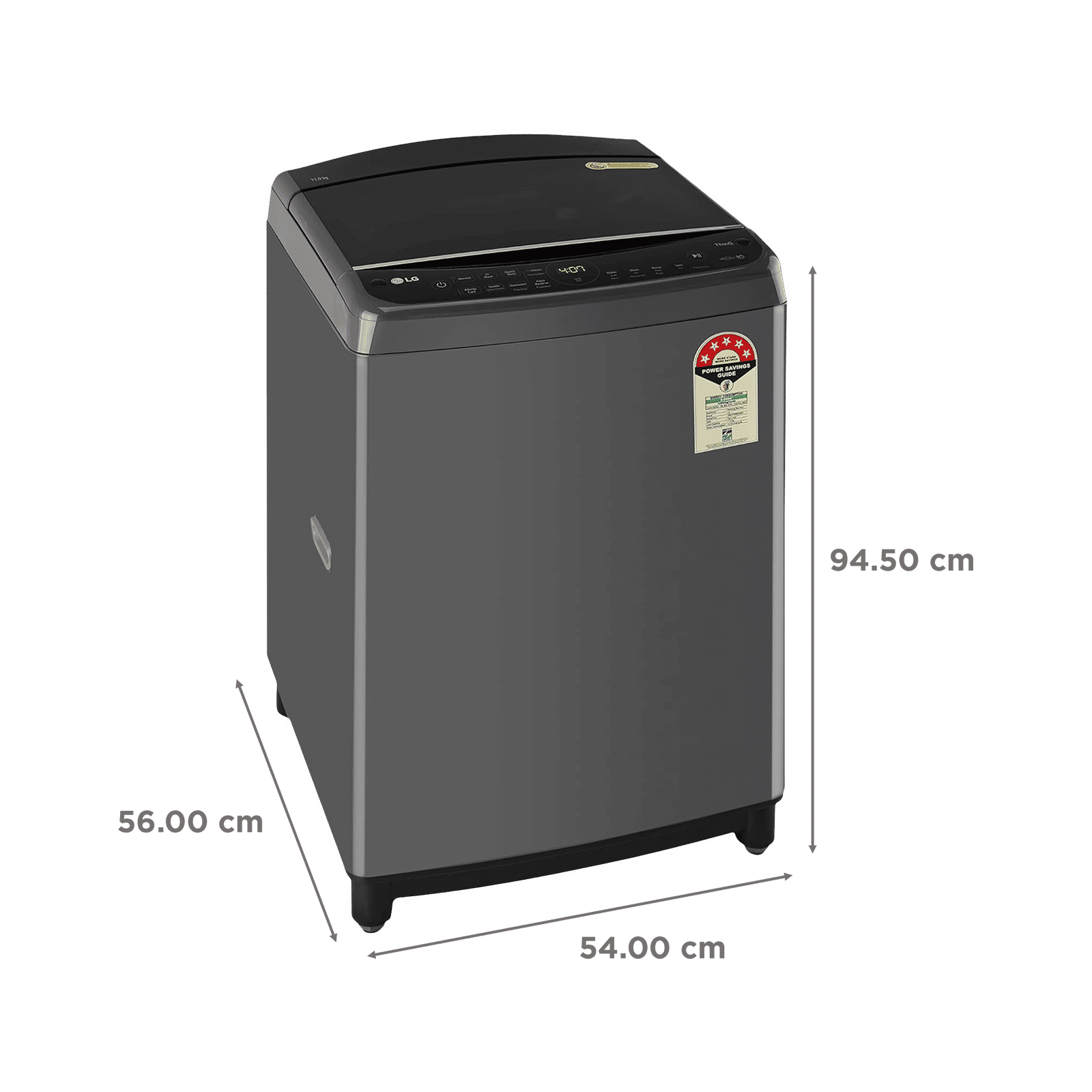 LG 11 kg 5 Star Inverter Fully Automatic Top Load Washing Machine (THD11SWM.ABMQEIL, AI Direct Drive, Middle Black) LG 11 kg 5 Star Inverter Fully Automatic Top Load Washing Machine (THD11SWM.ABMQEIL, AI Direct Drive, Middle Black)_3