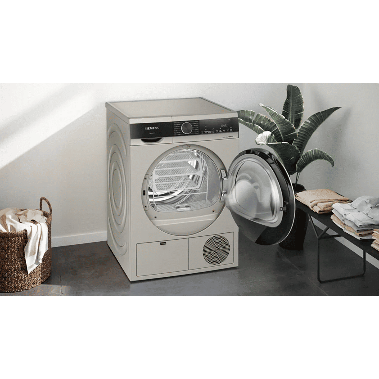 SIEMENS iQ300 8 kg Fully Automatic Front Load Dryer (AutoDry Technology, WP31G208IN, Silver Inox)_10
