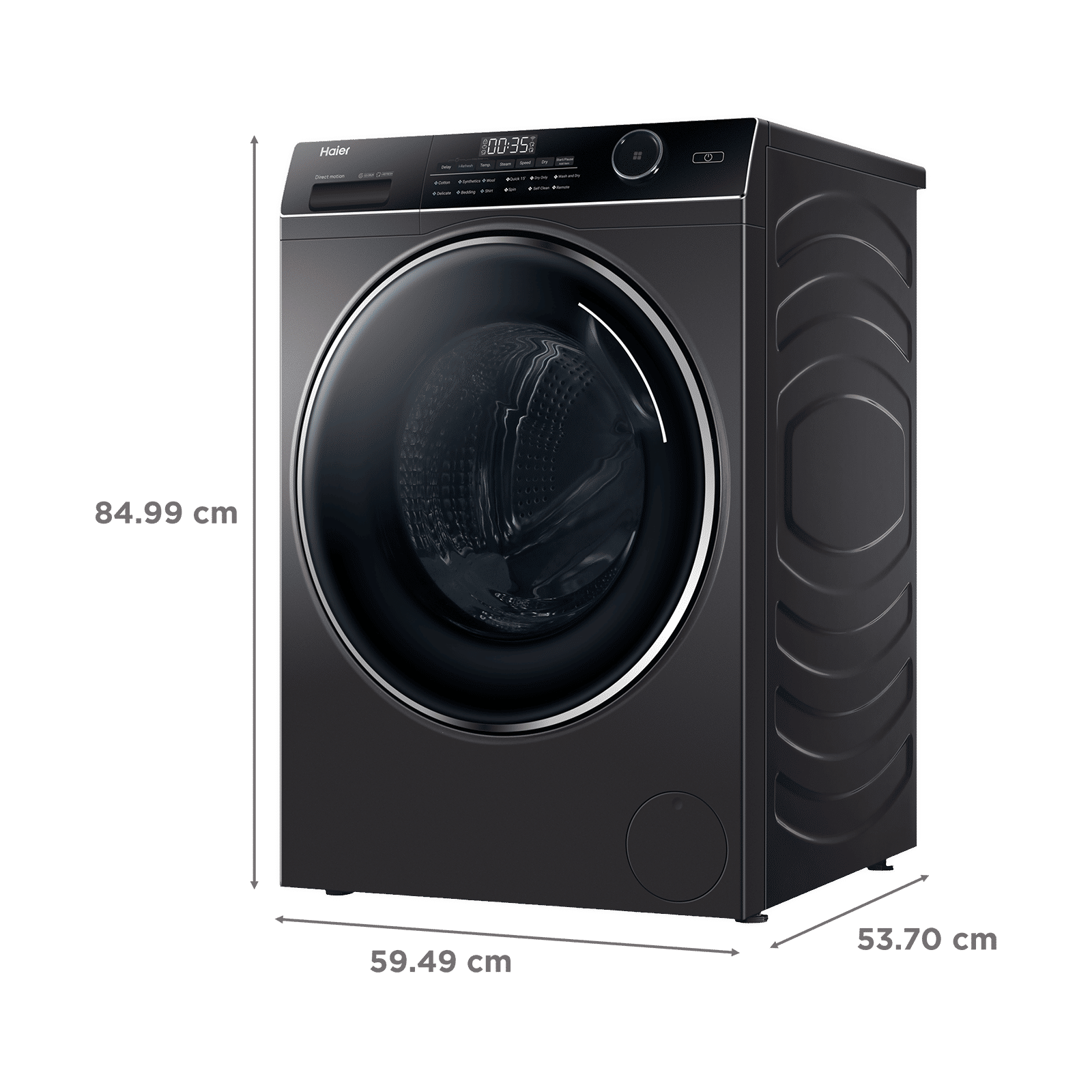 Haier 10.5/7 kg 5 Star Fully Automatic Front Load Washer Dryer(HWD105-B14959S8U1, Direct Motion Motor, Dark Jade Silver) Haier 10.5/7 kg 5 Star Fully Automatic Front Load Washer Dryer(HWD105-B14959S8U1, Direct Motion Motor, Dark Jade Silver)_3