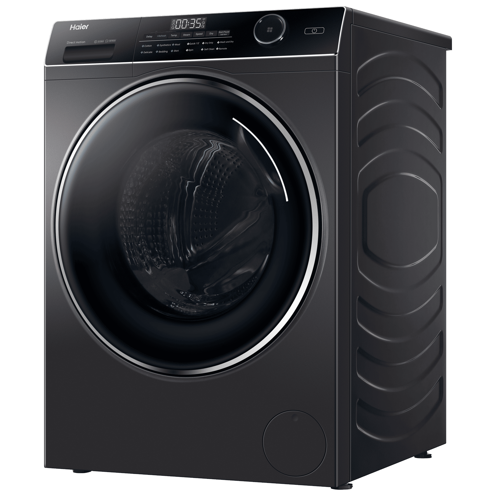 Haier 10.5/7 kg 5 Star Fully Automatic Front Load Washer Dryer(HWD105-B14959S8U1, Direct Motion Motor, Dark Jade Silver) Haier 10.5/7 kg 5 Star Fully Automatic Front Load Washer Dryer(HWD105-B14959S8U1, Direct Motion Motor, Dark Jade Silver)_6