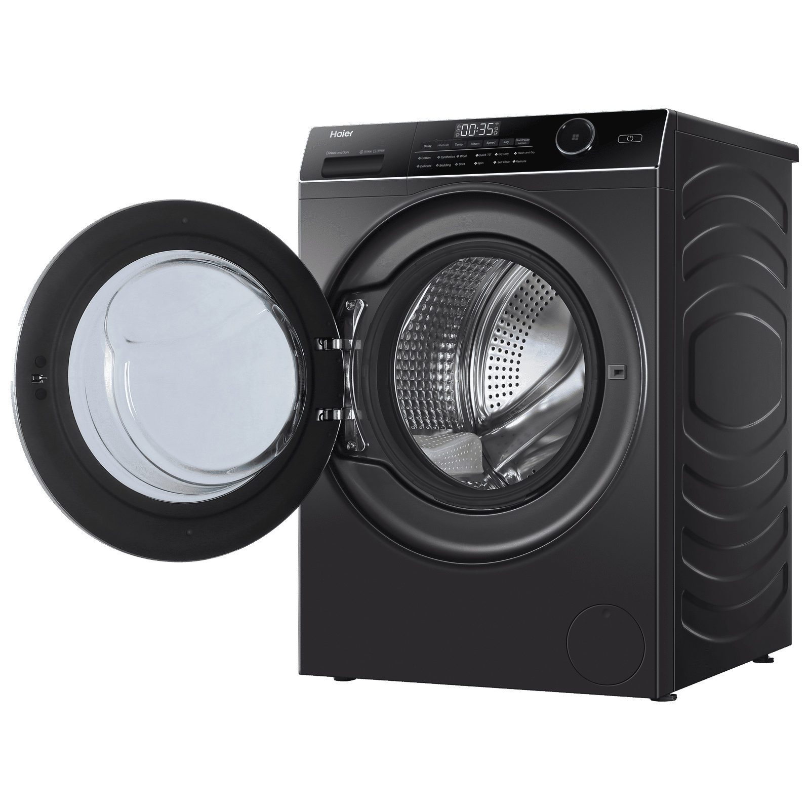 Haier 10.5/7 kg 5 Star Fully Automatic Front Load Washer Dryer(HWD105-B14959S8U1, Direct Motion Motor, Dark Jade Silver) Haier 10.5/7 kg 5 Star Fully Automatic Front Load Washer Dryer(HWD105-B14959S8U1, Direct Motion Motor, Dark Jade Silver)_7
