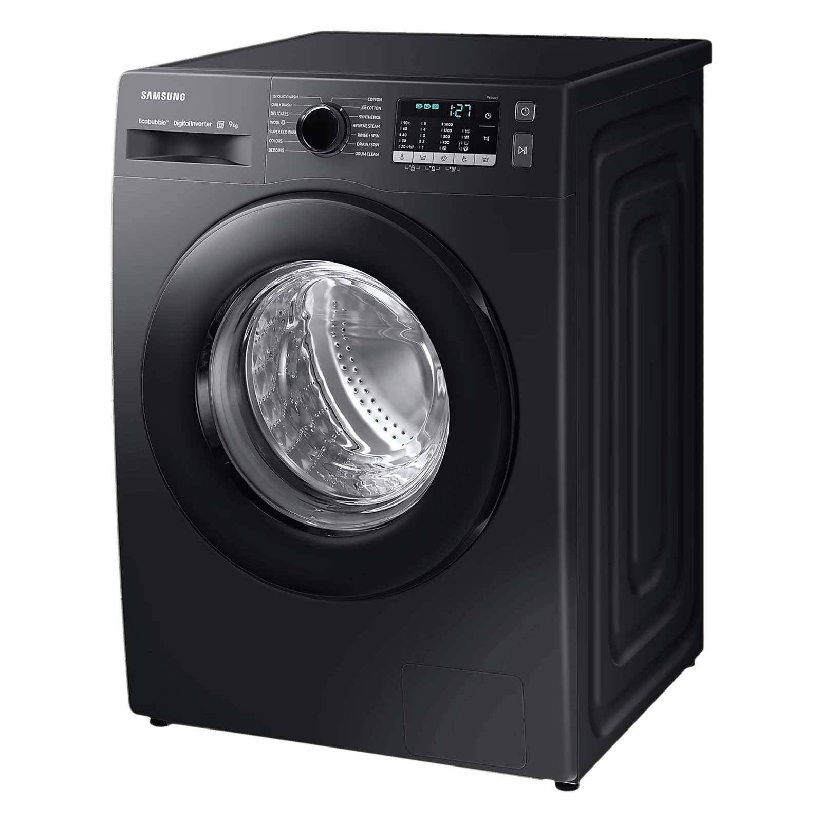 SAMSUNG 9 kg 5 Star Inverter Fully Automatic Front Load Washing Machine (WW90TA046AB1TL, Hygiene Steam, Diamond Drum, Black) SAMSUNG 9 kg 5 Star Inverter Fully Automatic Front Load Washing Machine (WW90TA046AB1TL, Hygiene Steam, Diamond Drum, Black)_6