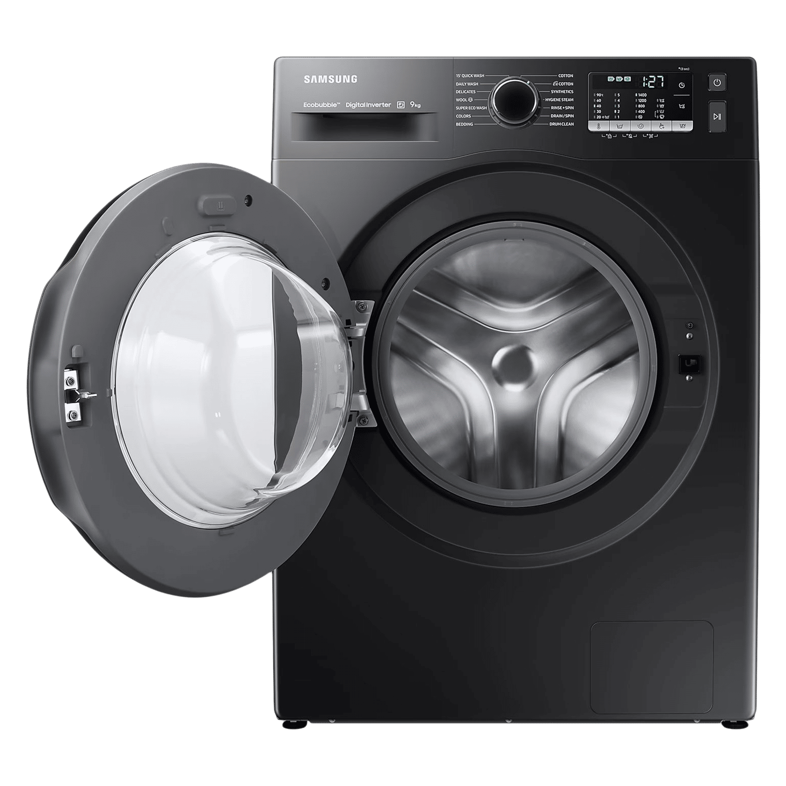 SAMSUNG 9 kg 5 Star Inverter Fully Automatic Front Load Washing Machine (WW90TA046AB1TL, Hygiene Steam, Diamond Drum, Black) SAMSUNG 9 kg 5 Star Inverter Fully Automatic Front Load Washing Machine (WW90TA046AB1TL, Hygiene Steam, Diamond Drum, Black)_7