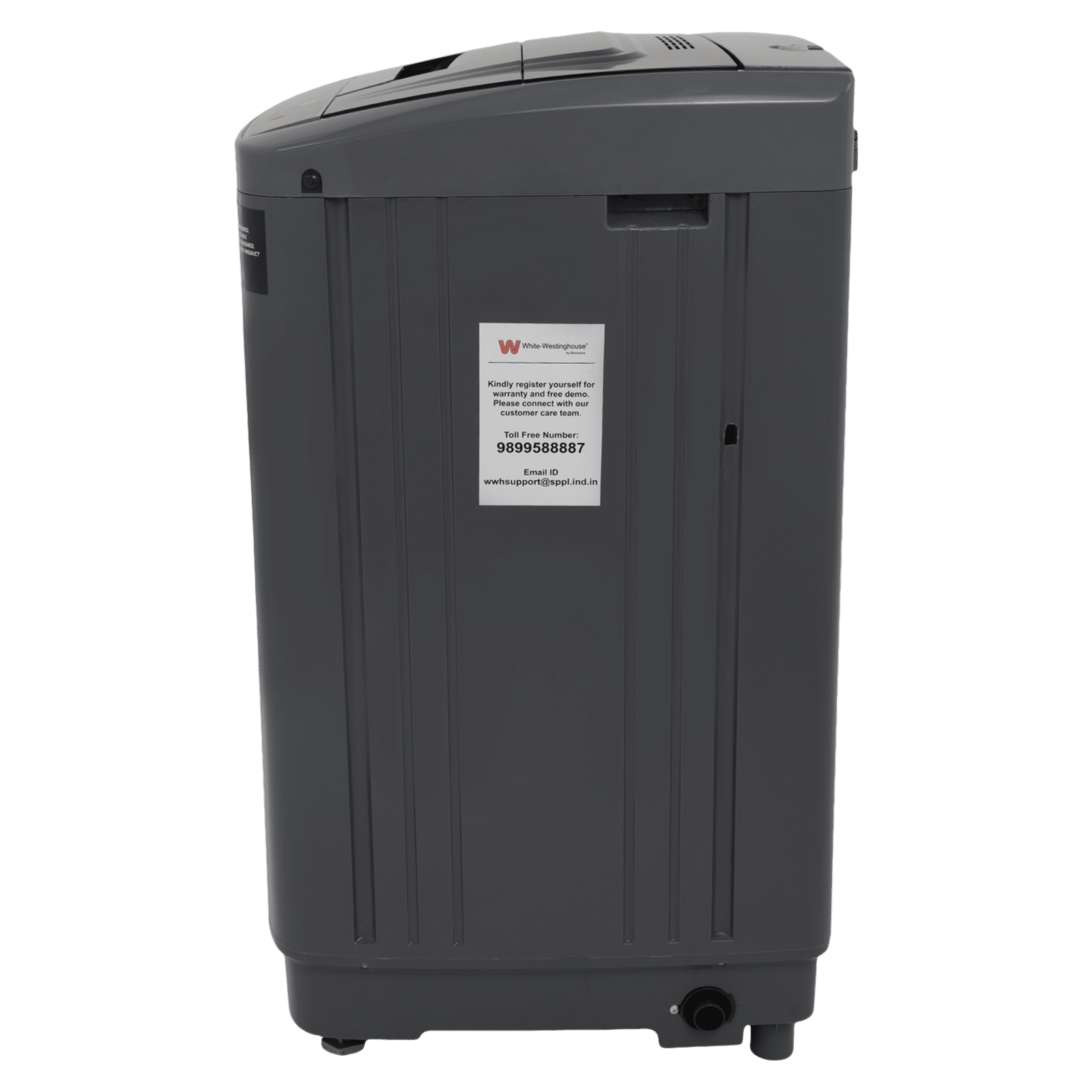 White Westinghouse 7 kg 5 Star Fully Automatic Top Load Washing Machine (HDT7000S, Water Reserve Technology, Grey)_8
