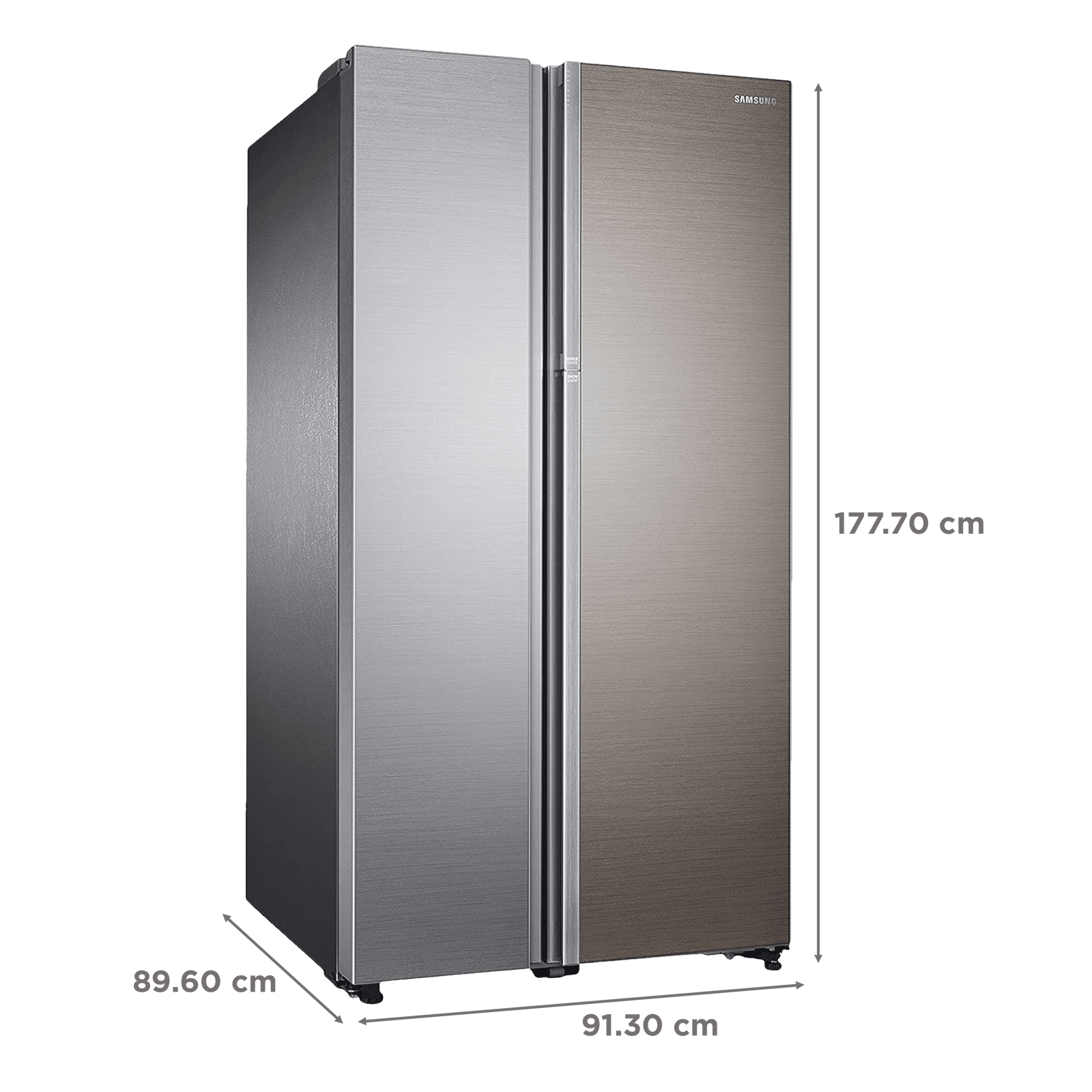 SAMSUNG 868 Litres Frost Free Side by Side Refrigerator with Twist Ice Maker (RH80J81323M/TL, Real Stainless) SAMSUNG 868 Litres Frost Free Side by Side Refrigerator with Twist Ice Maker (RH80J81323M/TL, Real Stainless)_3