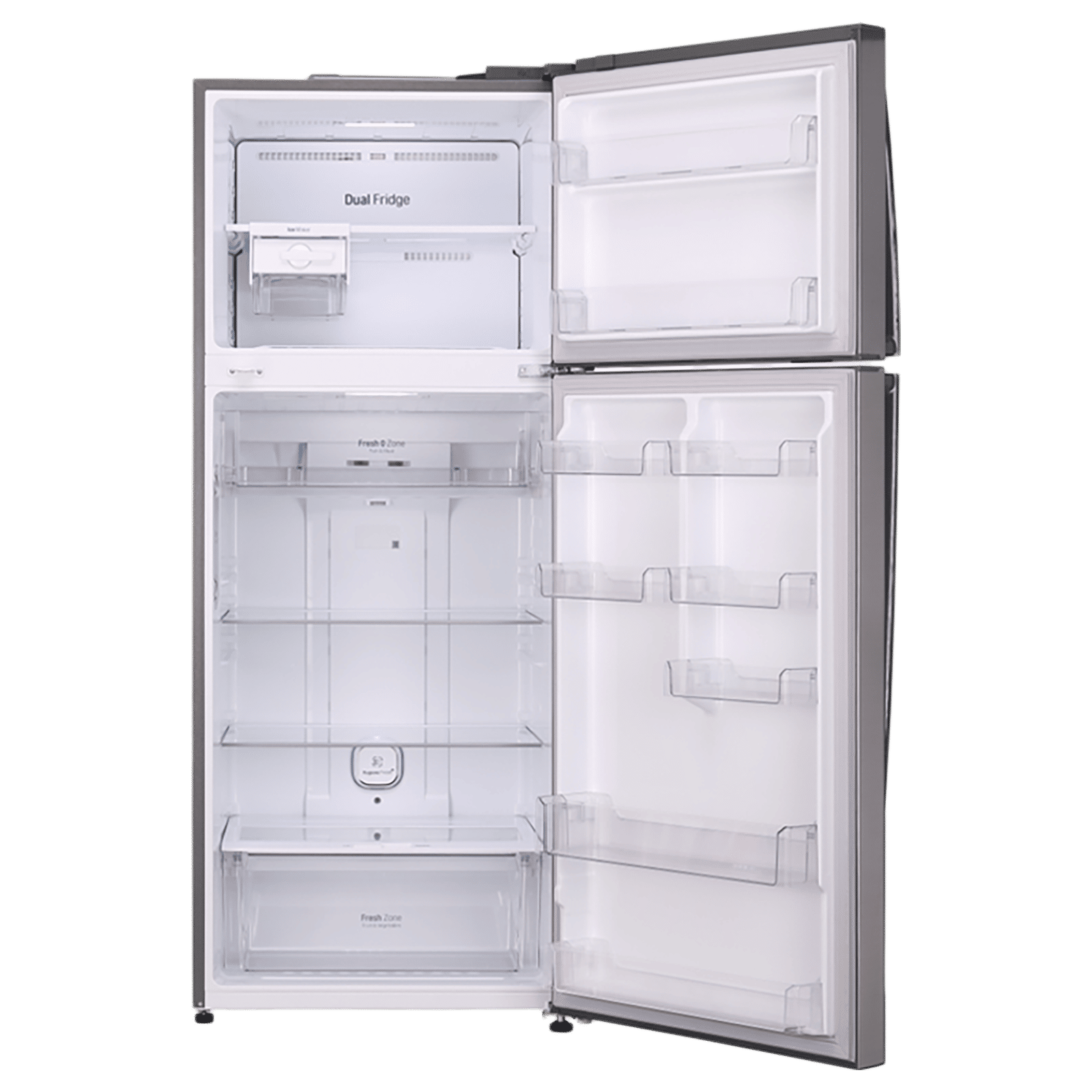 LG 471 Litres 2 Star Frost Free Double Door Smart Wi-Fi Enabled Refrigerator with Door Cooling Plus Technology (GL-T502FPZU, Shiny Steel) LG 471 Litres 2 Star Frost Free Double Door Smart Wi-Fi Enabled Refrigerator with Door Cooling Plus Technology (GL-T502FPZU, Shiny Steel)_4