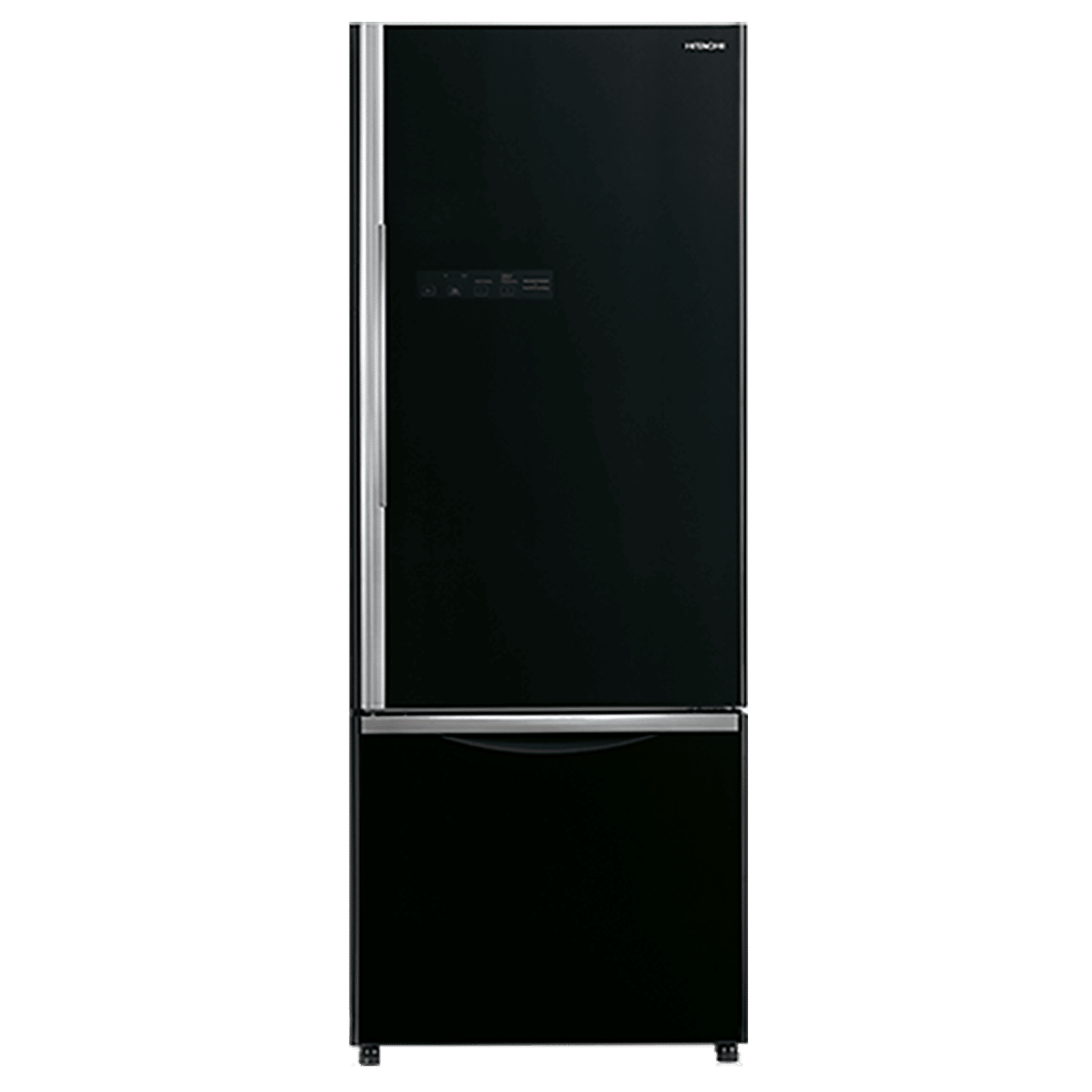 HITACHI 525 Litres 2 Star Frost Free Double Door Bottom Mount Refrigerator with Eco Thermo Sensor (R-B570PND7, Glass Black) HITACHI 525 Litres 2 Star Frost Free Double Door Bottom Mount Refrigerator with Eco Thermo Sensor (R-B570PND7, Glass Black)_1