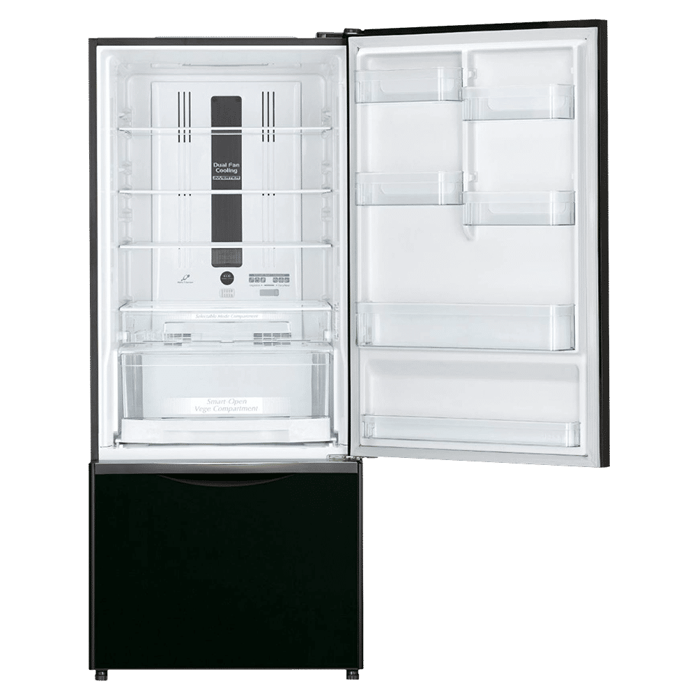 HITACHI 525 Litres 2 Star Frost Free Double Door Bottom Mount Refrigerator with Eco Thermo Sensor (R-B570PND7, Glass Black) HITACHI 525 Litres 2 Star Frost Free Double Door Bottom Mount Refrigerator with Eco Thermo Sensor (R-B570PND7, Glass Black)_4