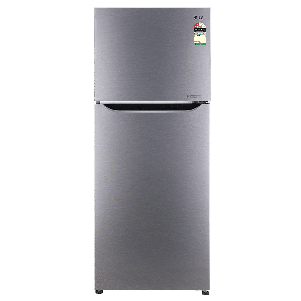 LG 242 Litres 1 Star Frost Free Double Door Refrigerator with Multi Air Flow (GL-N292DDSY, Dazzle Steel)_1