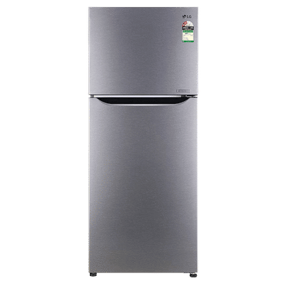LG 242 Litres 1 Star Frost Free Double Door Refrigerator with Multi Air Flow (GL-N292DDSY, Dazzle Steel)
