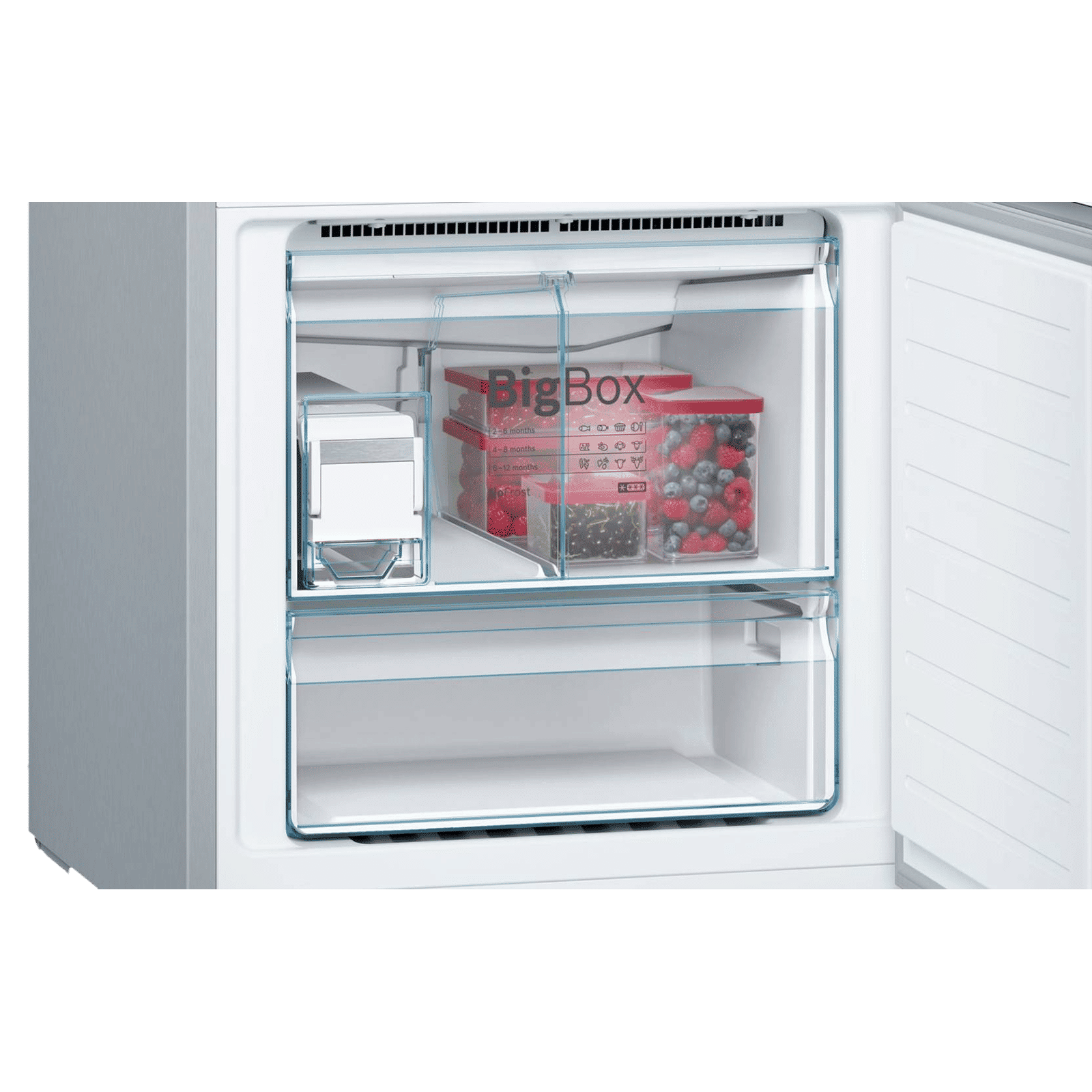 BOSCH Serie 6 559 Litres 2 Star Frost Free Double Door Bottom Mount Refrigerator with Temperature Display (KGN56LB41I, Black) BOSCH Serie 6 559 Litres 2 Star Frost Free Double Door Bottom Mount Refrigerator with Temperature Display (KGN56LB41I, Black)_6