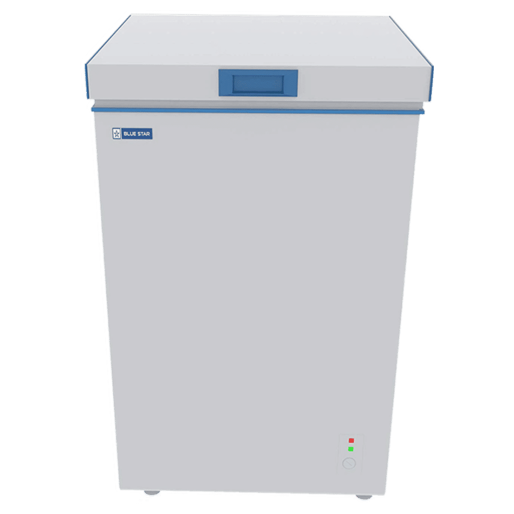 Blue Star 95 Litres Single Door Deep Freezer (High Density PUF Insulation, CHFSD100DHSW, White)_1