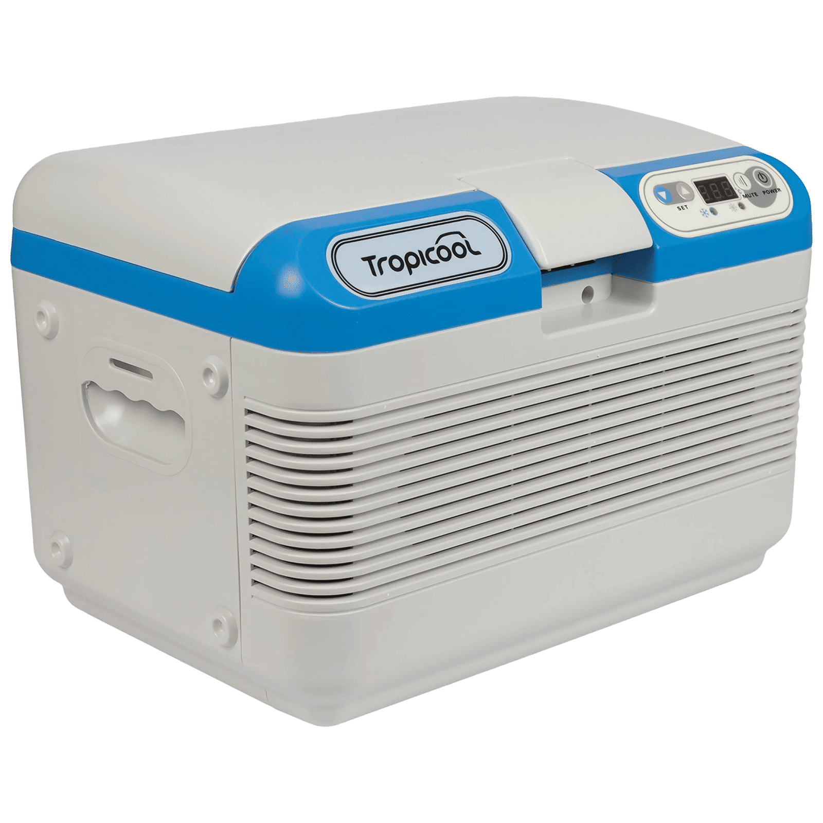 Tropicool Chiller 12 Litres Single Door Car Refrigerator Cum Warmer (Double Thermoelectric Cooling Technology, 12AD, Grey) Tropicool Chiller 12 Litres Single Door Car Refrigerator Cum Warmer (Double Thermoelectric Cooling Technology, 12AD, Grey)_1