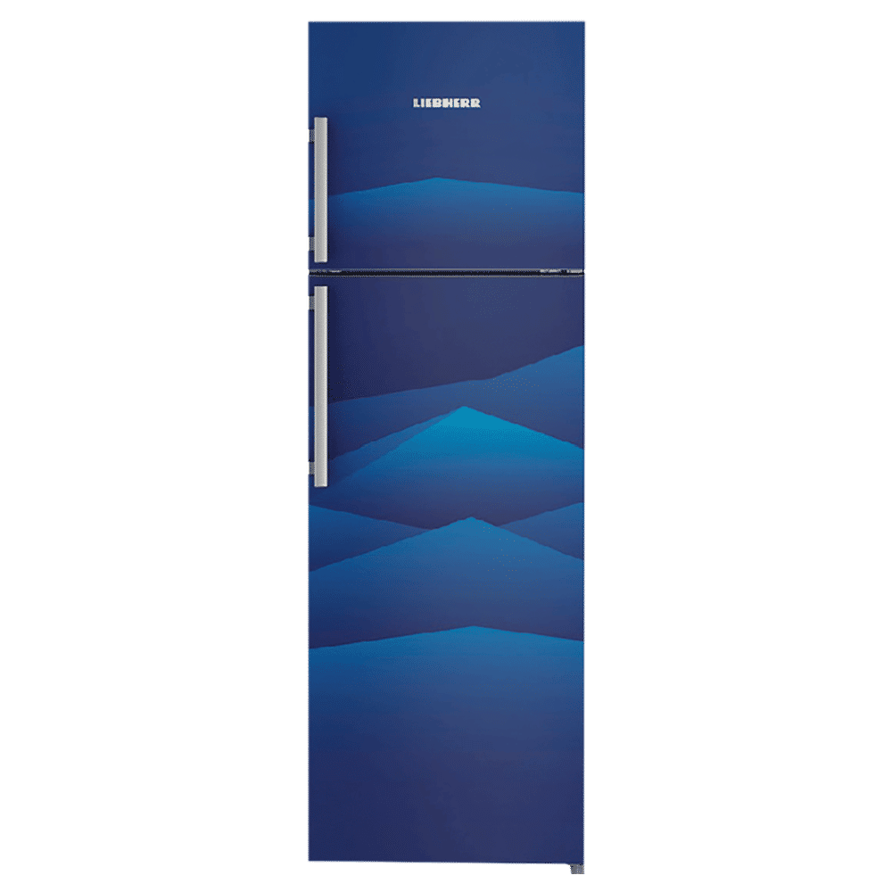 LIEBHERR 346 Litres 3 Star Frost Free Double Door Refrigerator with Forced Air Cooling (TCB 3520, Blue Landscape) LIEBHERR 346 Litres 3 Star Frost Free Double Door Refrigerator with Forced Air Cooling (TCB 3520, Blue Landscape)_1