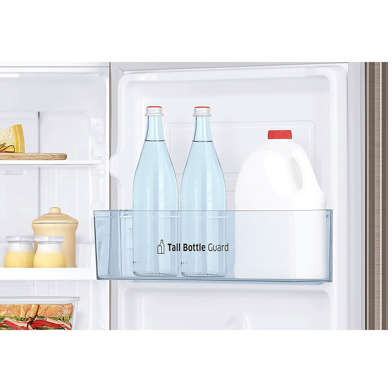 SAMSUNG 253 Litres 2 Star Frost Free Double Door Refrigerator with MoistFresh Zone (RT28T3722DX/HL, Luxe Brown)_11