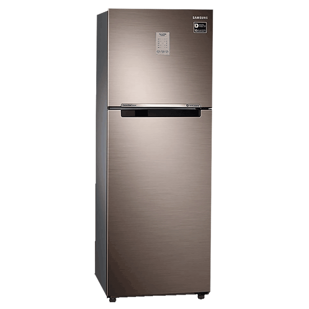 SAMSUNG 253 Litres 2 Star Frost Free Double Door Refrigerator with MoistFresh Zone (RT28T3722DX/HL, Luxe Brown)_13