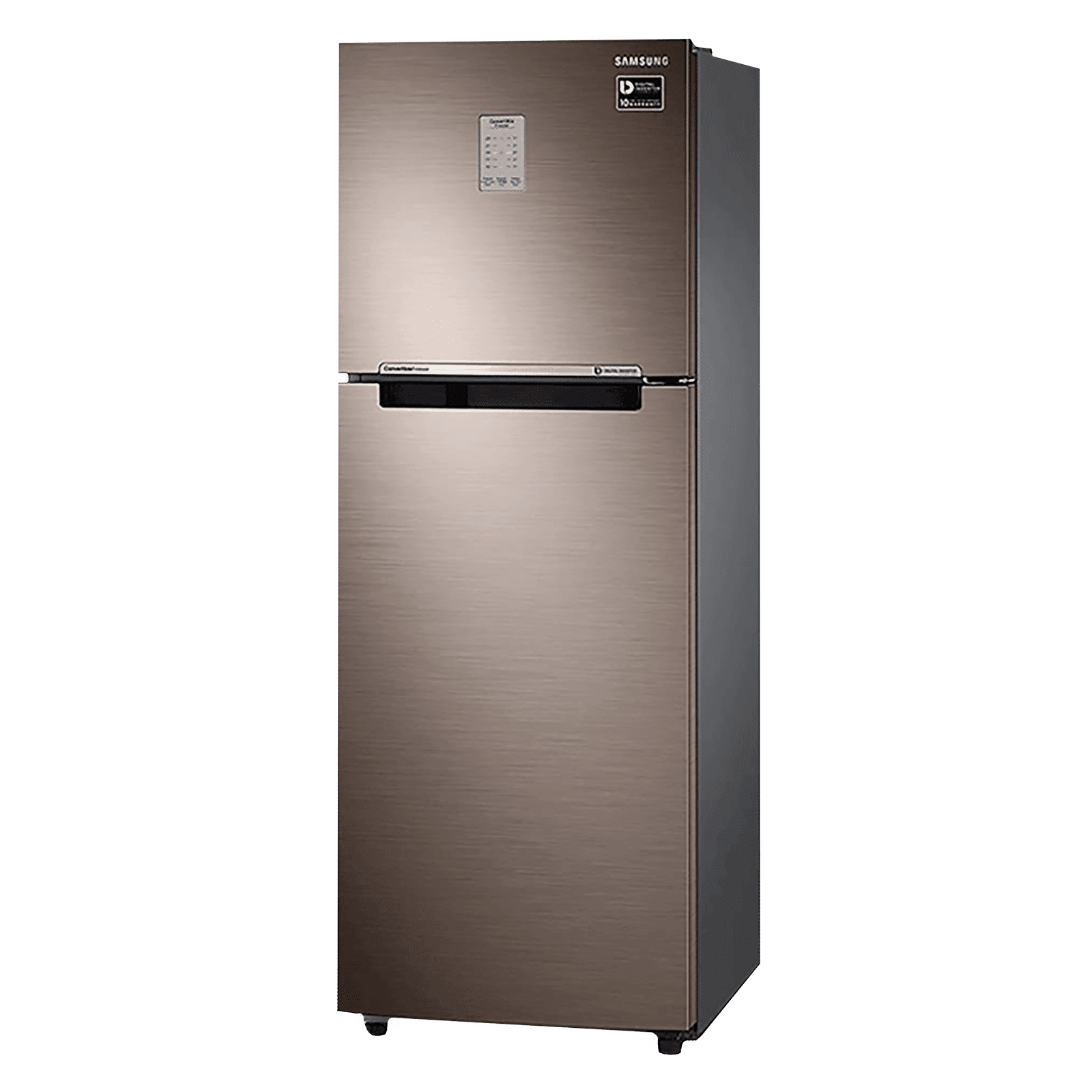 SAMSUNG 253 Litres 2 Star Frost Free Double Door Refrigerator with MoistFresh Zone (RT28T3722DX/HL, Luxe Brown)_4
