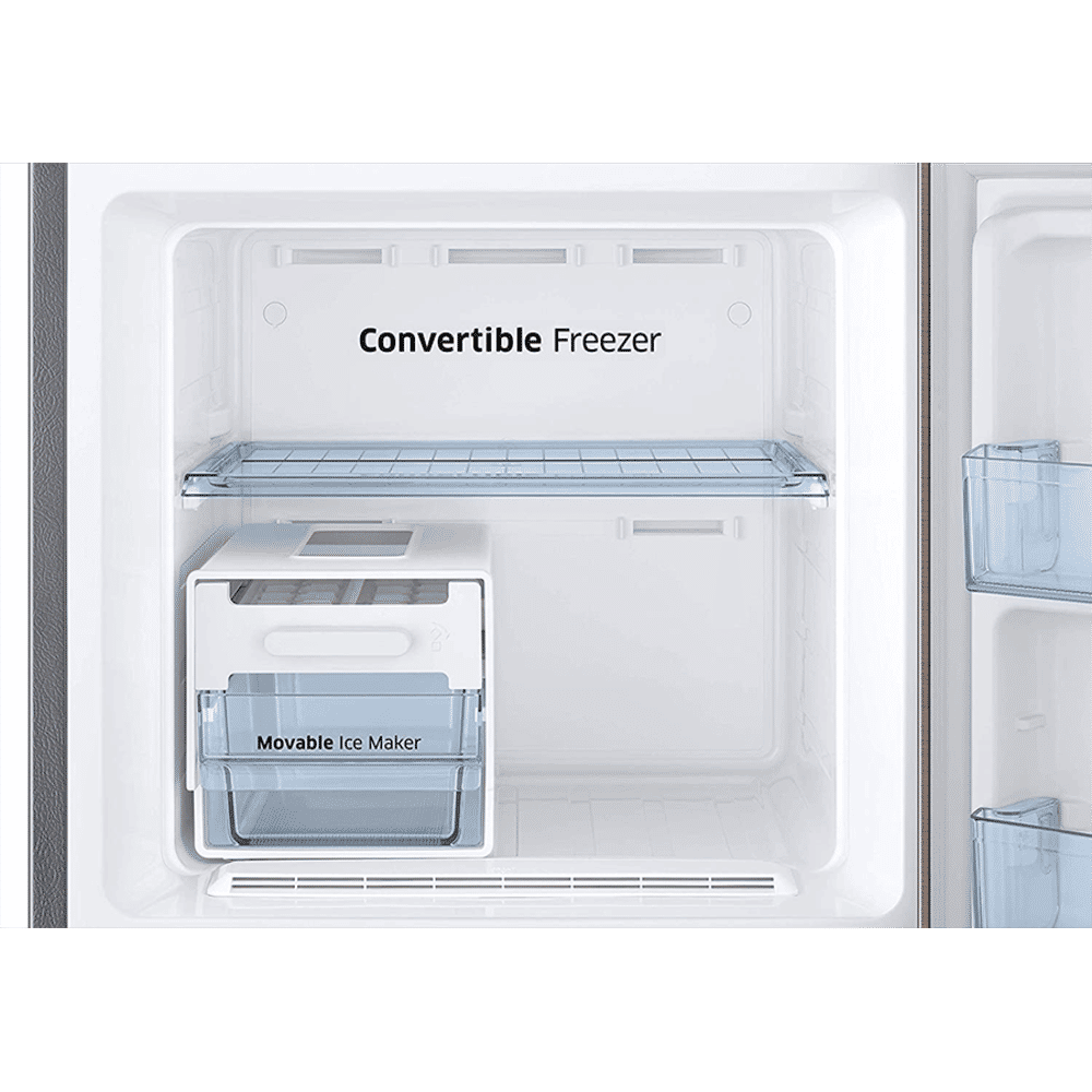 SAMSUNG 253 Litres 2 Star Frost Free Double Door Refrigerator with MoistFresh Zone (RT28T3722DX/HL, Luxe Brown)_7
