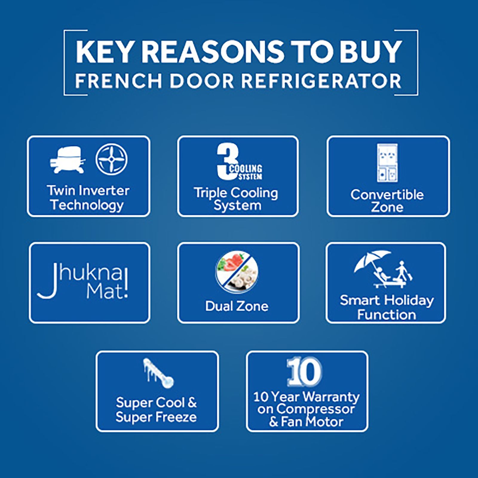 Haier 712 Litres A++ Frost Free French Door Refrigerator with Multi Air Flow System (HRB-738BG, Black Glass) Haier 712 Litres A++ Frost Free French Door Refrigerator with Multi Air Flow System (HRB-738BG, Black Glass)_15
