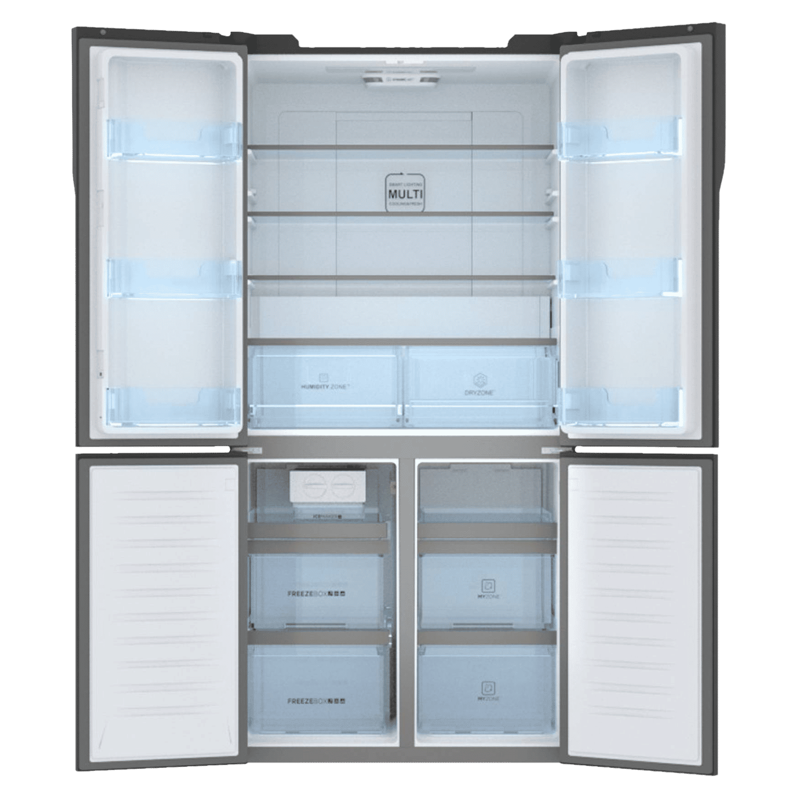 Haier 712 Litres A++ Frost Free French Door Refrigerator with Multi Air Flow System (HRB-738BG, Black Glass) Haier 712 Litres A++ Frost Free French Door Refrigerator with Multi Air Flow System (HRB-738BG, Black Glass)_6