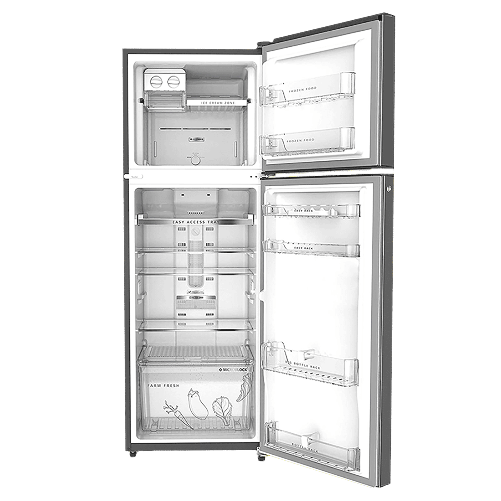 Whirlpool Intellifresh 360 Litres 3 Star Frost Free Double Door Convertible Refrigerator with AI Technology (IF INV CNV 375 COO, Cool Illusia) Whirlpool Intellifresh 360 Litres 3 Star Frost Free Double Door Convertible Refrigerator with AI Technology (IF INV CNV 375 COO, Cool Illusia)_5