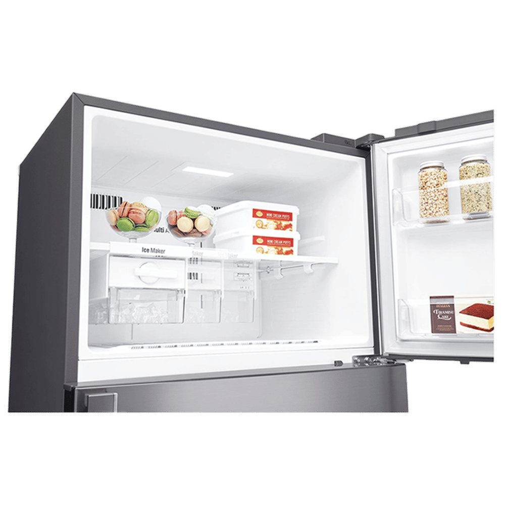 LG 506 Litres 3 Star Frost Free Double Door Smart Wi-Fi Enabled Refrigerator with Smart Diagnosis (GN-H702HLHQ.APZQEB, Platinum Silver III) LG 506 Litres 3 Star Frost Free Double Door Smart Wi-Fi Enabled Refrigerator with Smart Diagnosis (GN-H702HLHQ.APZQEB, Platinum Silver III)_14