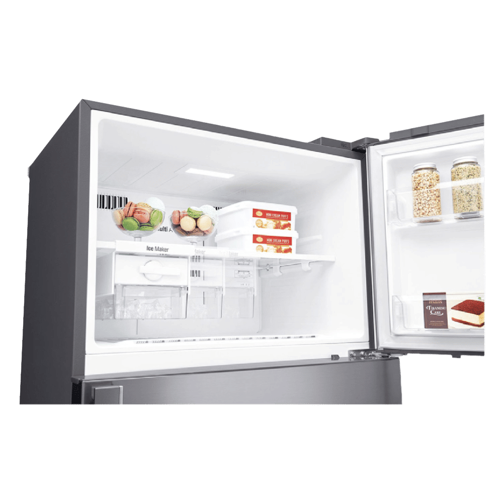 LG 516 Litres 3 Star Frost Free Double Door Smart Wi-Fi Enabled Refrigerator with Smart Diagnosis (GN-H602HLHQ.APZQEB, Platinum Silver III) LG 516 Litres 3 Star Frost Free Double Door Smart Wi-Fi Enabled Refrigerator with Smart Diagnosis (GN-H602HLHQ.APZQEB, Platinum Silver III)_7