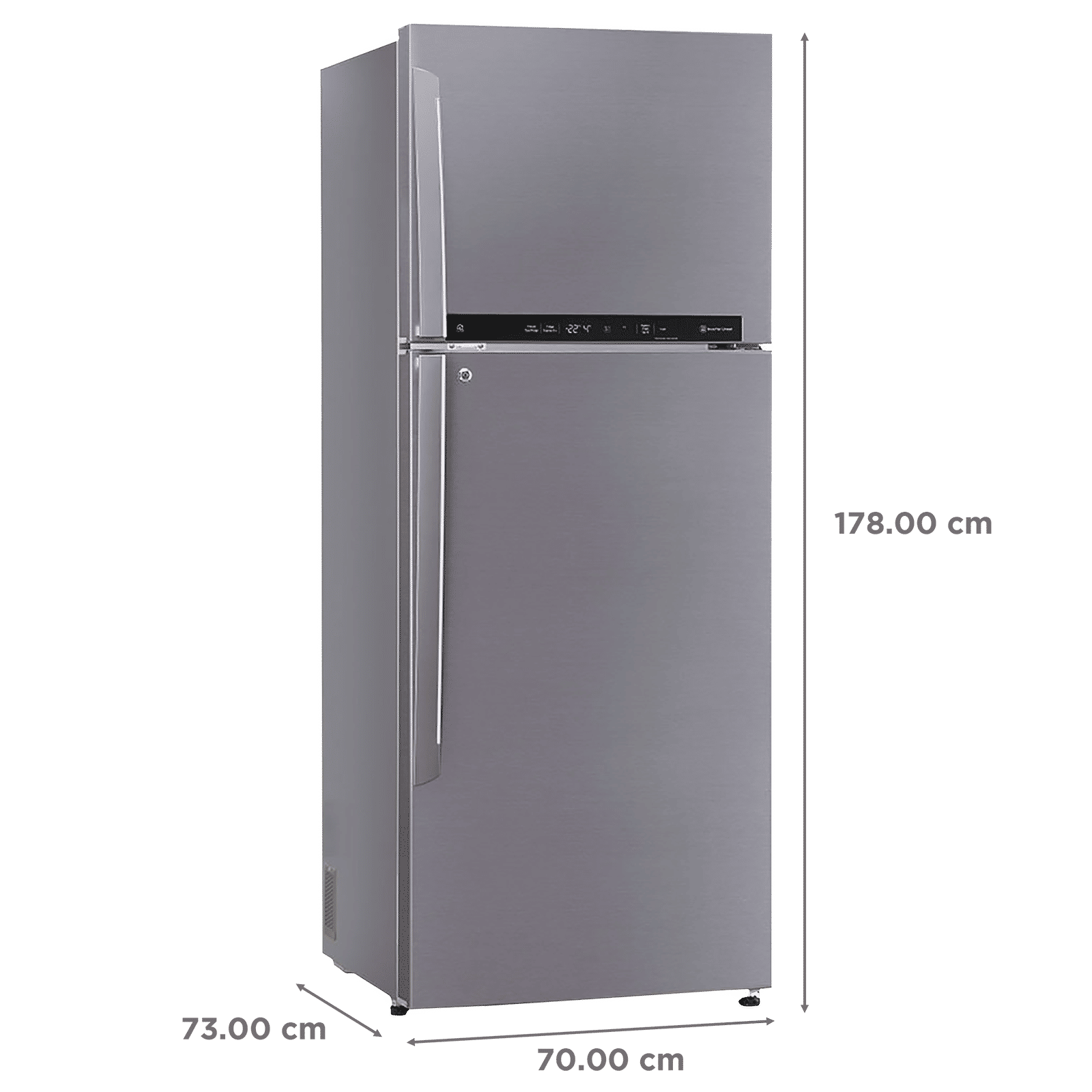 LG 471 Litres 3 Star Frost Free Double Door Smart Wi-Fi Enabled Refrigerator with Door Cooling Plus Technology (GL-T502FPZ3.DPZZEB, Shiny Steel) LG 471 Litres 3 Star Frost Free Double Door Smart Wi-Fi Enabled Refrigerator with Door Cooling Plus Technology (GL-T502FPZ3.DPZZEB, Shiny Steel)_3