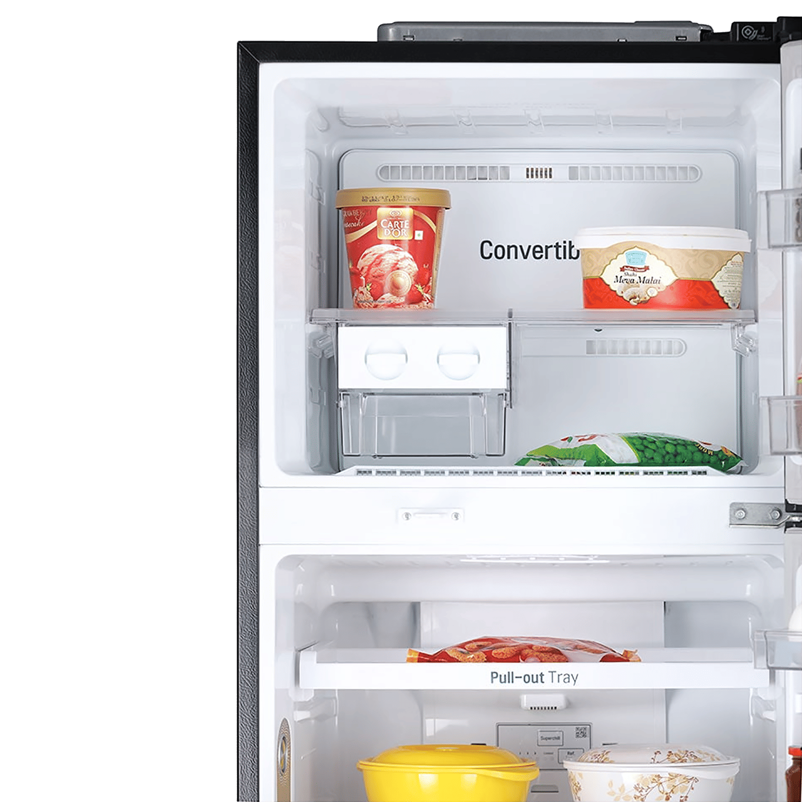 LG 360 Litres 3 Star Frost Free Double Door Convertible Refrigerator with Smart Diagnosis (GL-T402JES3.EESZEB, Ebony Sheen) LG 360 Litres 3 Star Frost Free Double Door Convertible Refrigerator with Smart Diagnosis (GL-T402JES3.EESZEB, Ebony Sheen)_7