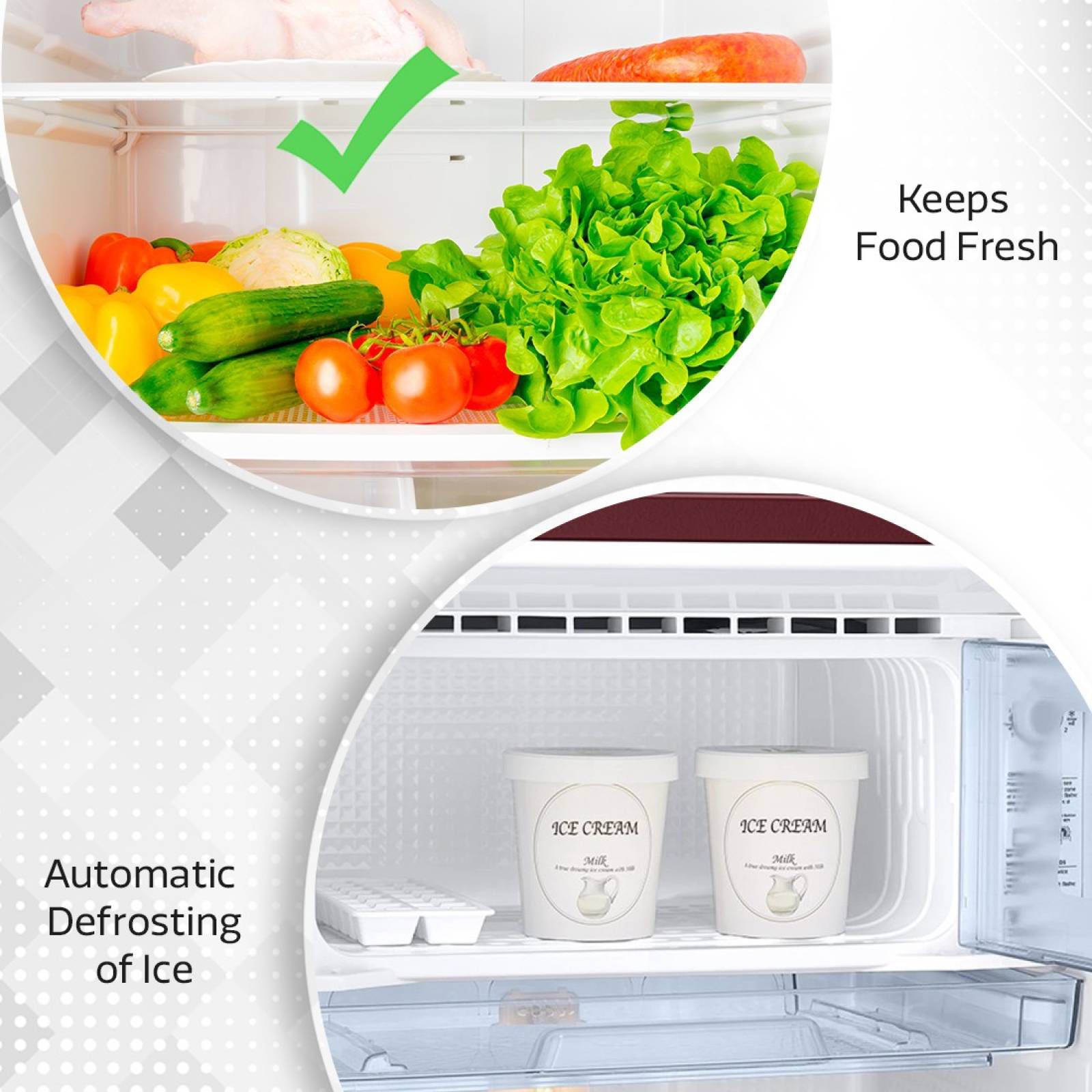 LG 308 Litres 3 Star Frost Free Double Door Convertible Refrigerator with Stabilizer Free Operation (GL-T322RSPN.BSPZEB, Scarlet Plumeria) LG 308 Litres 3 Star Frost Free Double Door Convertible Refrigerator with Stabilizer Free Operation (GL-T322RSPN.BSPZEB, Scarlet Plumeria)_10