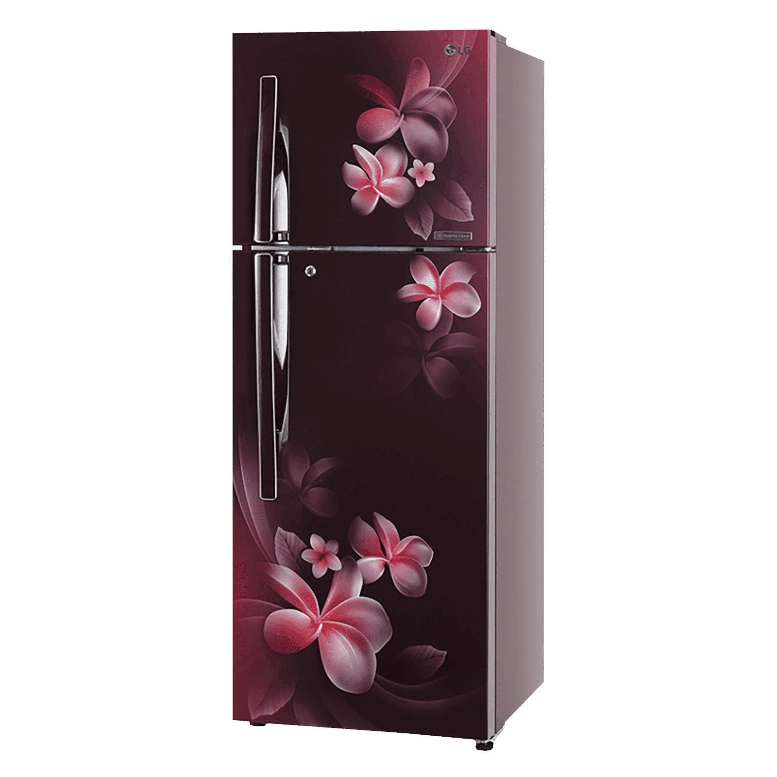 LG 308 Litres 3 Star Frost Free Double Door Convertible Refrigerator with Stabilizer Free Operation (GL-T322RSPN.BSPZEB, Scarlet Plumeria) LG 308 Litres 3 Star Frost Free Double Door Convertible Refrigerator with Stabilizer Free Operation (GL-T322RSPN.BSPZEB, Scarlet Plumeria)_4