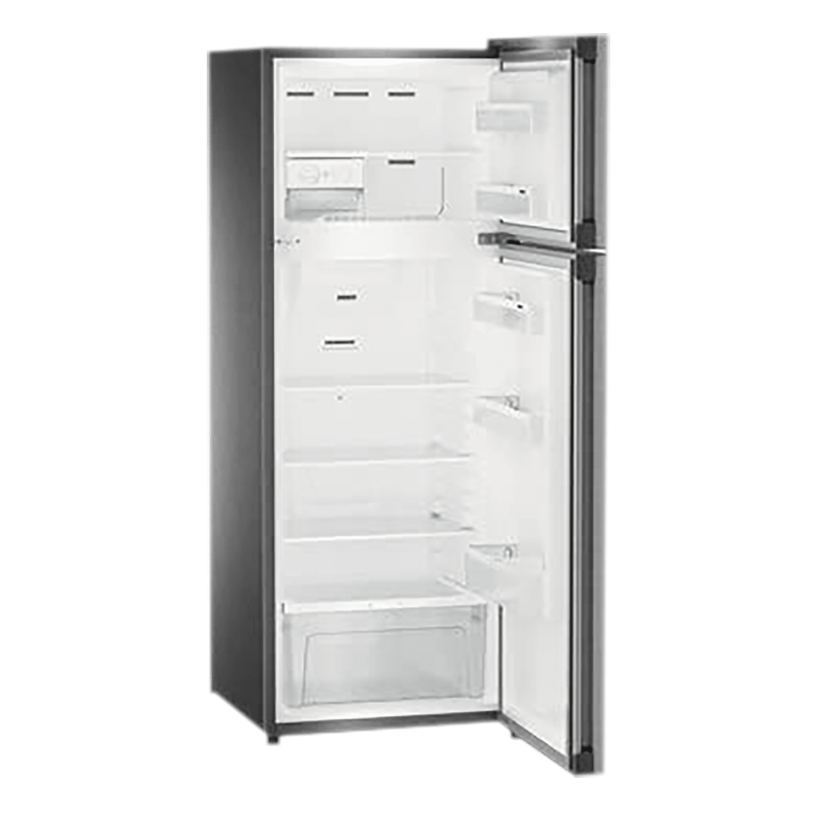 LIEBHERR 290 Litres 2 Star Frost Free Double Door Refrigerator with Forced Air Cooling (TCGS 2910 Comfort, Grey Steel)_9