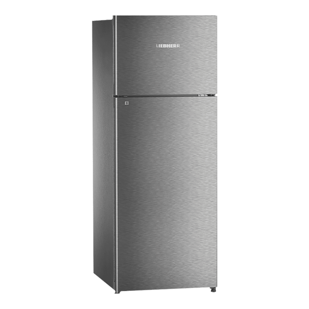 LIEBHERR 290 Litres 2 Star Frost Free Double Door Refrigerator with Forced Air Cooling (TCGS 2910 Comfort, Grey Steel)_4