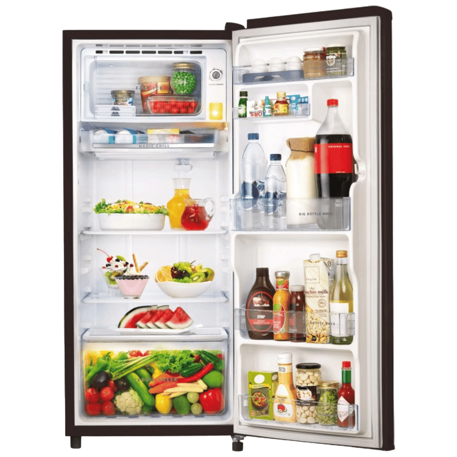 Whirlpool Icemagic Powercool 200 Litres 3 Star Direct Cool Single Door Refrigerator with Built In Stabilizer (215 IMPC PRM, Wine Abyss) Whirlpool Icemagic Powercool 200 Litres 3 Star Direct Cool Single Door Refrigerator with Built In Stabilizer (215 IMPC PRM, Wine Abyss)_4