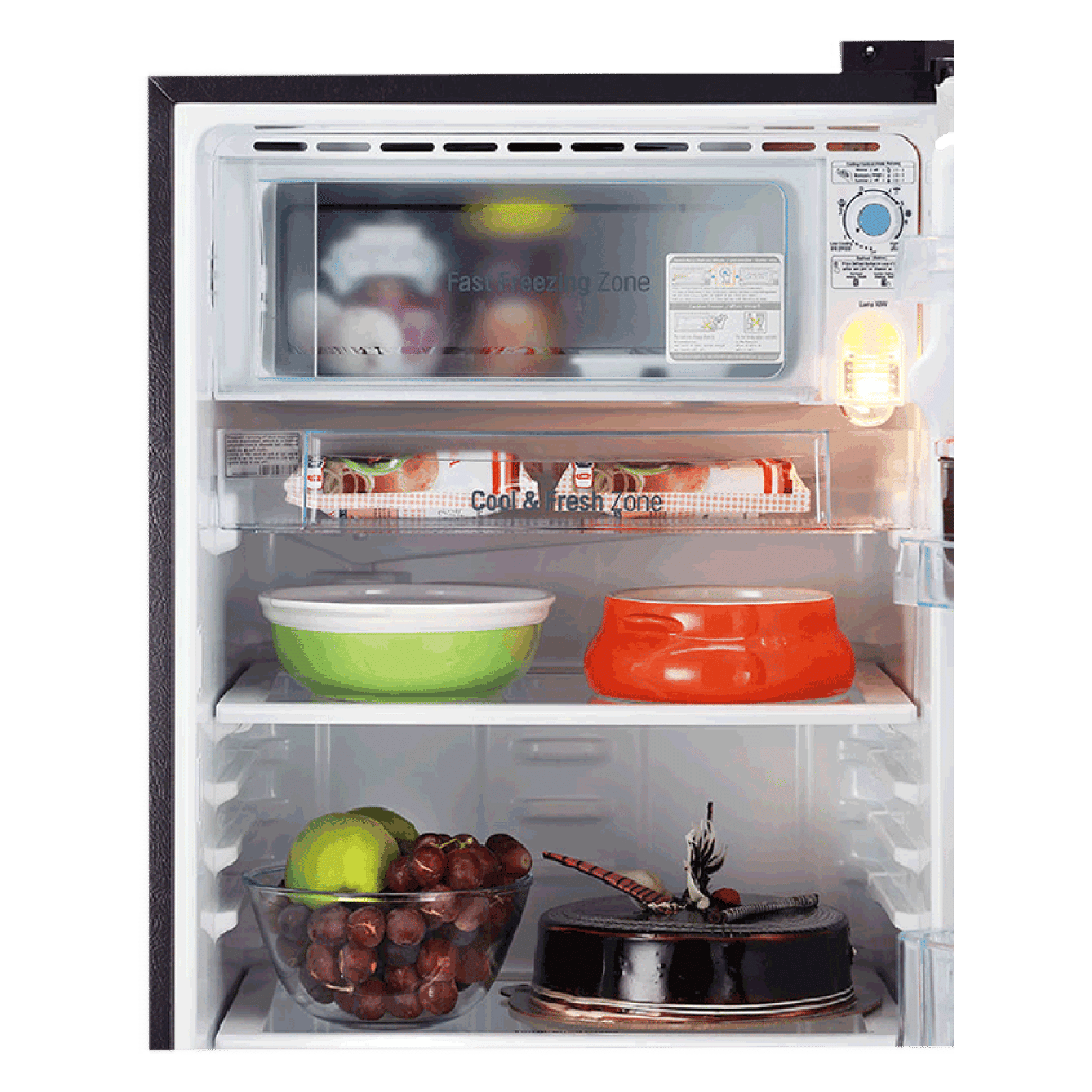 LG 188 Litres 3 Star Direct Cool Single Door Refrigerator with Stabilizer Free Operation (GL-B191KPDX.APDZEB, Purple Dazzle) LG 188 Litres 3 Star Direct Cool Single Door Refrigerator with Stabilizer Free Operation (GL-B191KPDX.APDZEB, Purple Dazzle)_7