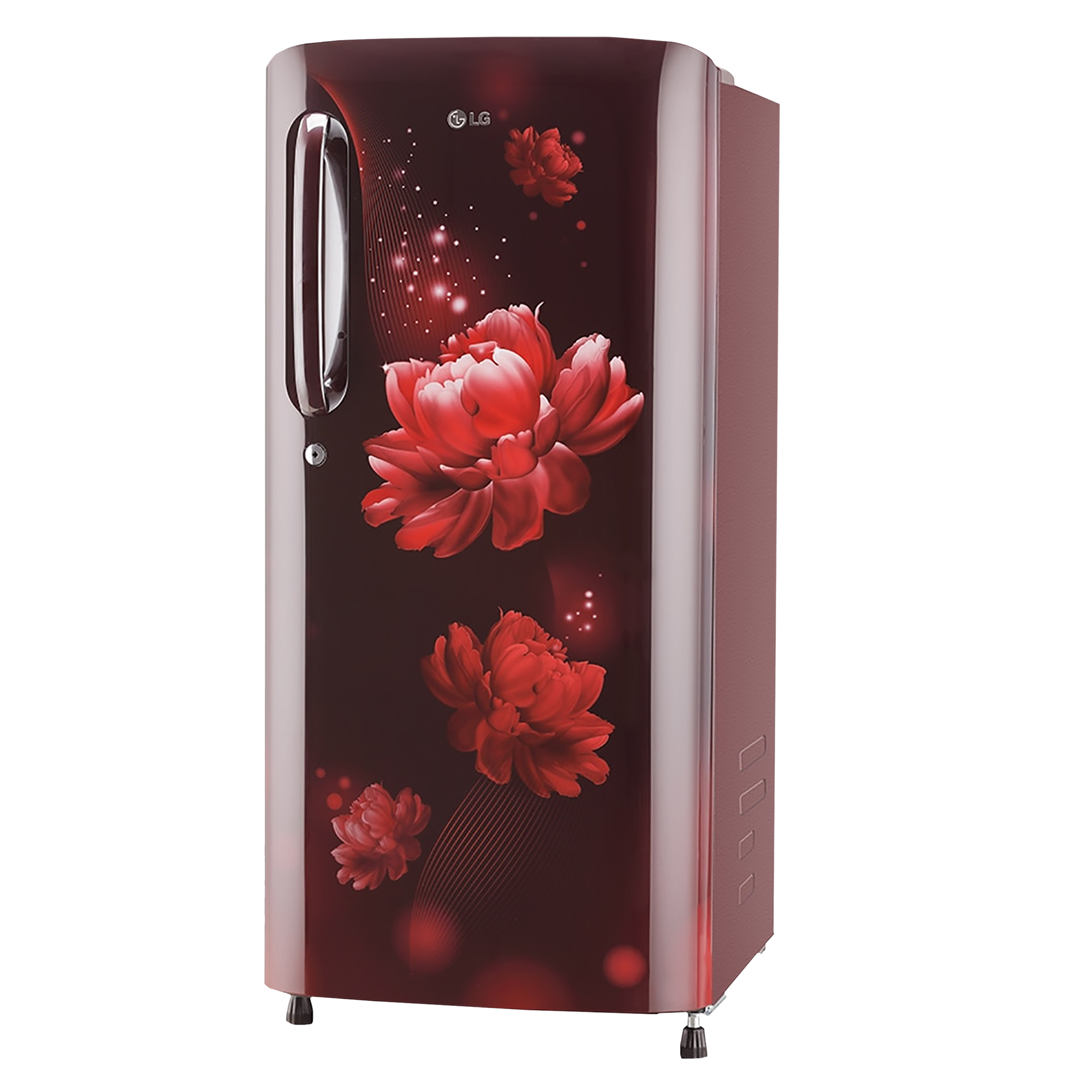 LG 190 Litres 4 Star Direct Cool Single Door Refrigerator with Stabilizer Free Operation (GL-B201ASCY.ASCZEB, Scarlet Charm)_3