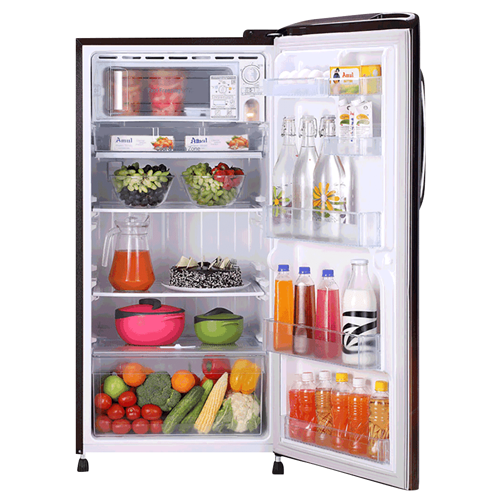 LG 215 Litres 4 Star Direct Cool Single Door Refrigerator with Stabilizer Free Operation (GL-B221AHPY.DHPZEB, Hazel Plumeria) LG 215 Litres 4 Star Direct Cool Single Door Refrigerator with Stabilizer Free Operation (GL-B221AHPY.DHPZEB, Hazel Plumeria)_4