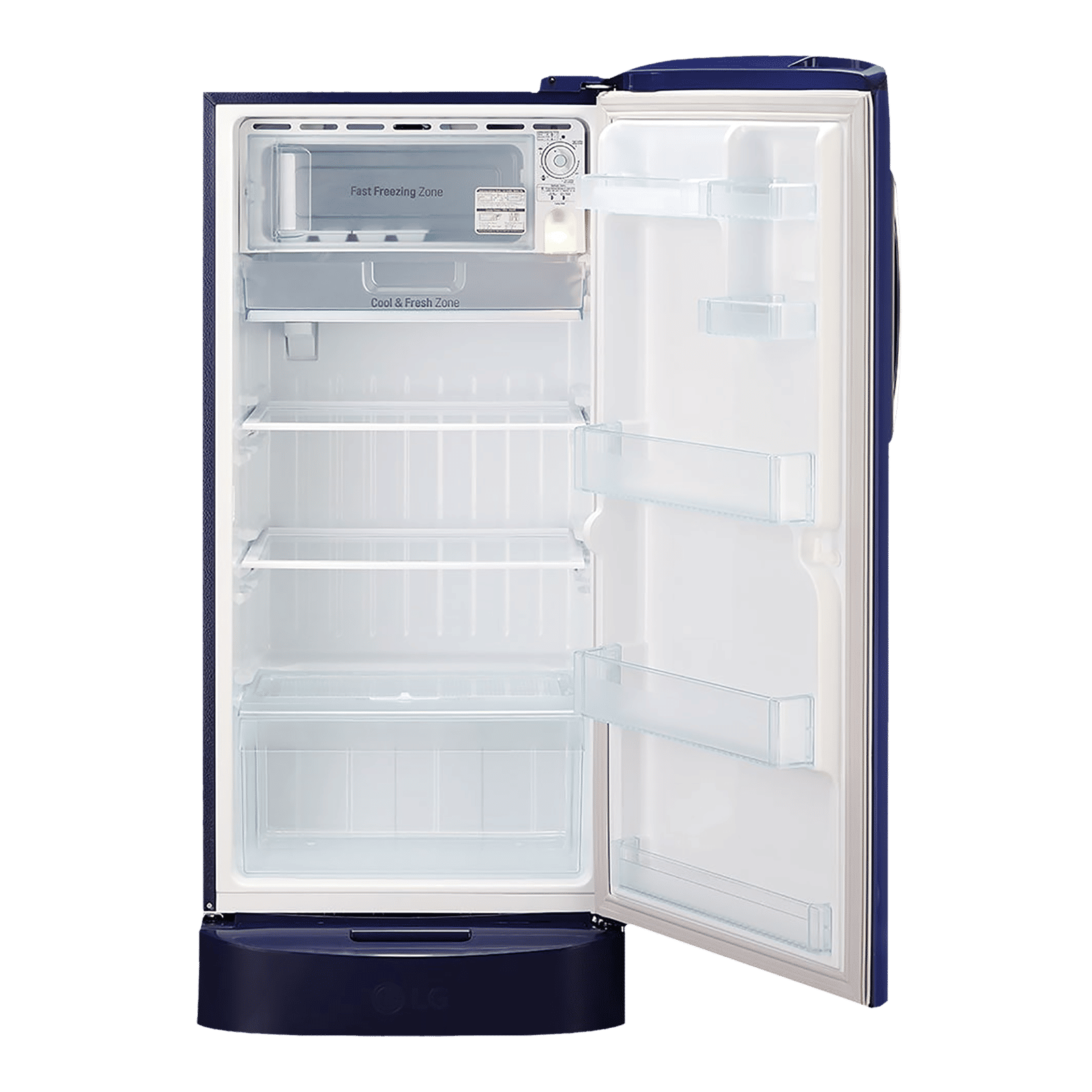 LG 205 Litres 4 Star Direct Cool Single Door Refrigerator with Stabilizer Free Operation (GL-D221ABCY.DBCZEB, Blue Charm) LG 205 Litres 4 Star Direct Cool Single Door Refrigerator with Stabilizer Free Operation (GL-D221ABCY.DBCZEB, Blue Charm)_4