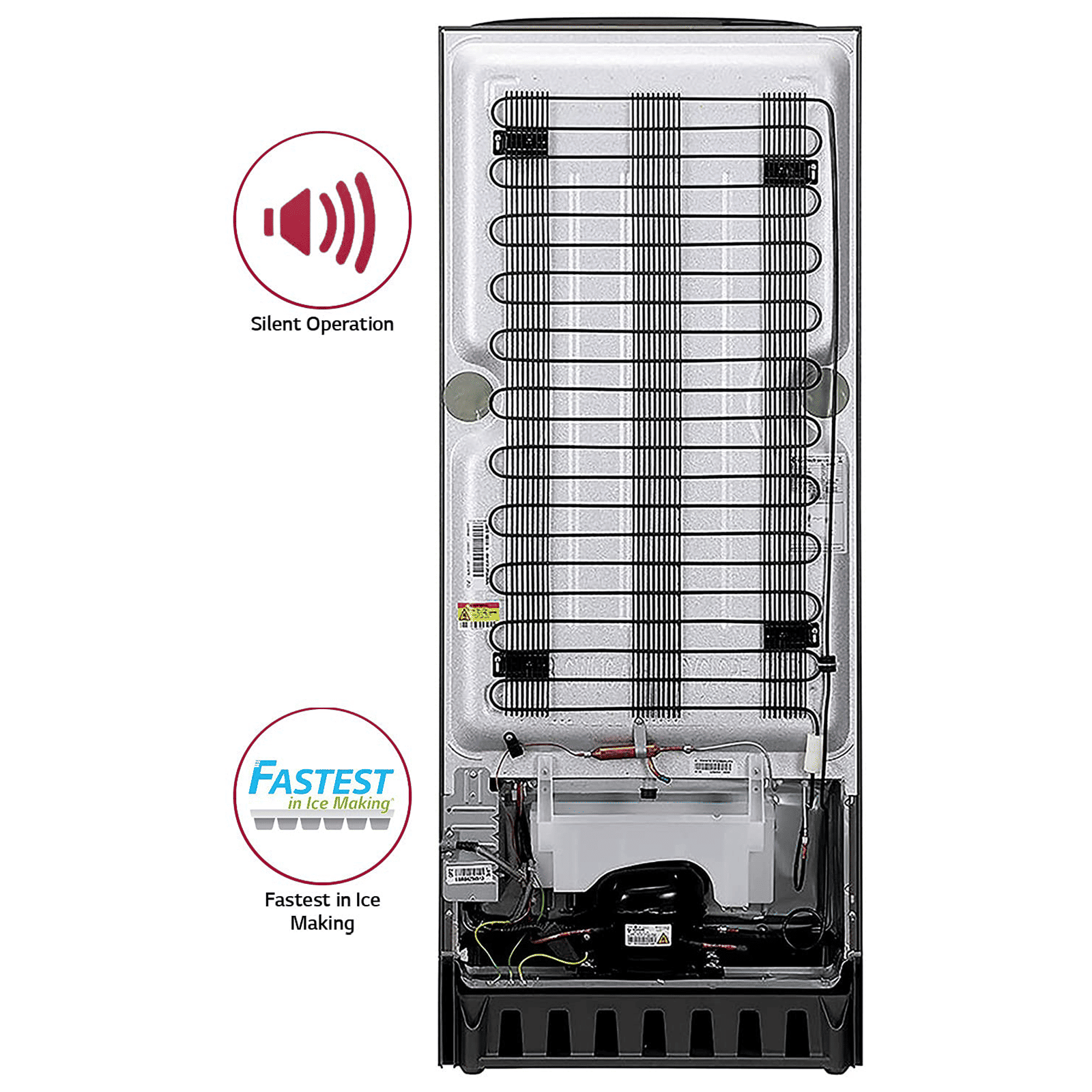 LG 235 Litres 3 Star Direct Cool Single Door Refrigerator with Stabilizer Free Operation (GL-D241APZD.DPZZEB, Shiny Steel) LG 235 Litres 3 Star Direct Cool Single Door Refrigerator with Stabilizer Free Operation (GL-D241APZD.DPZZEB, Shiny Steel)_9