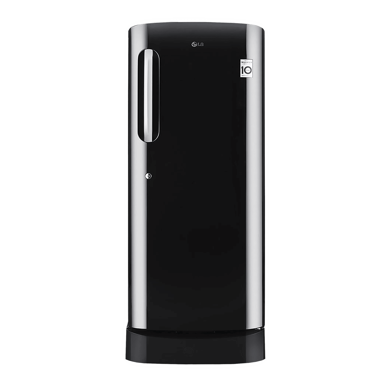 LG 235 Litres 4 Star Direct Cool Single Door Refrigerator with Stabilizer Free Operation (GL-D241AESY.DESZEB, Ebony Sheen)_1