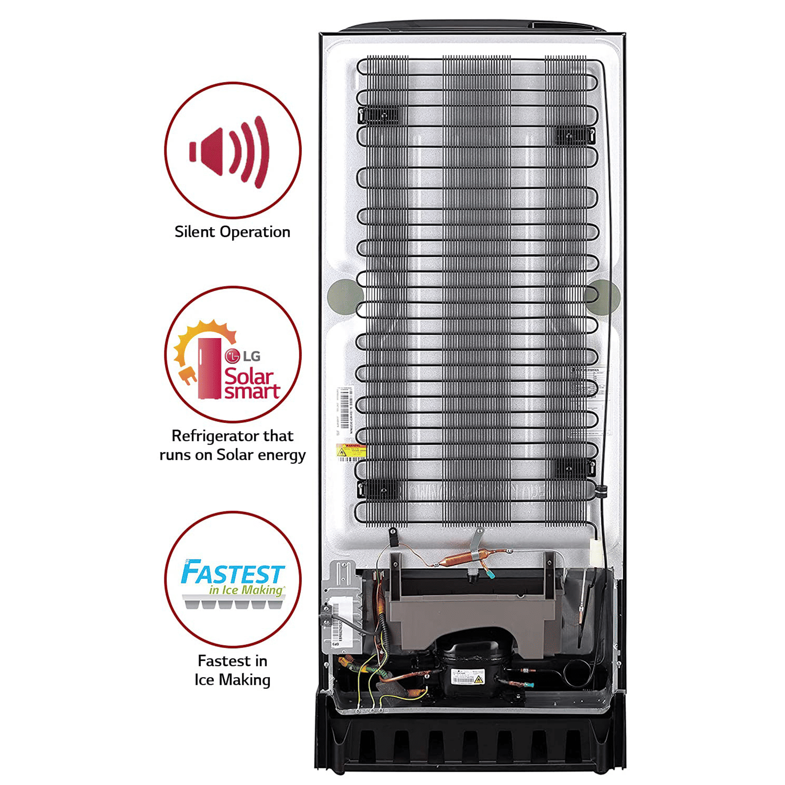 LG 235 Litres 4 Star Direct Cool Single Door Refrigerator with Stabilizer Free Operation (GL-D241AESY.DESZEB, Ebony Sheen)_9