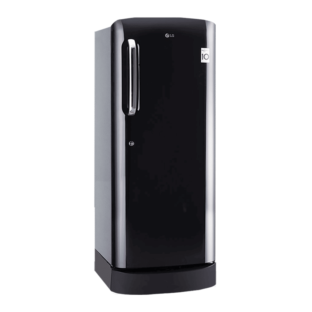 LG 235 Litres 4 Star Direct Cool Single Door Refrigerator with Stabilizer Free Operation (GL-D241AESY.DESZEB, Ebony Sheen)_12